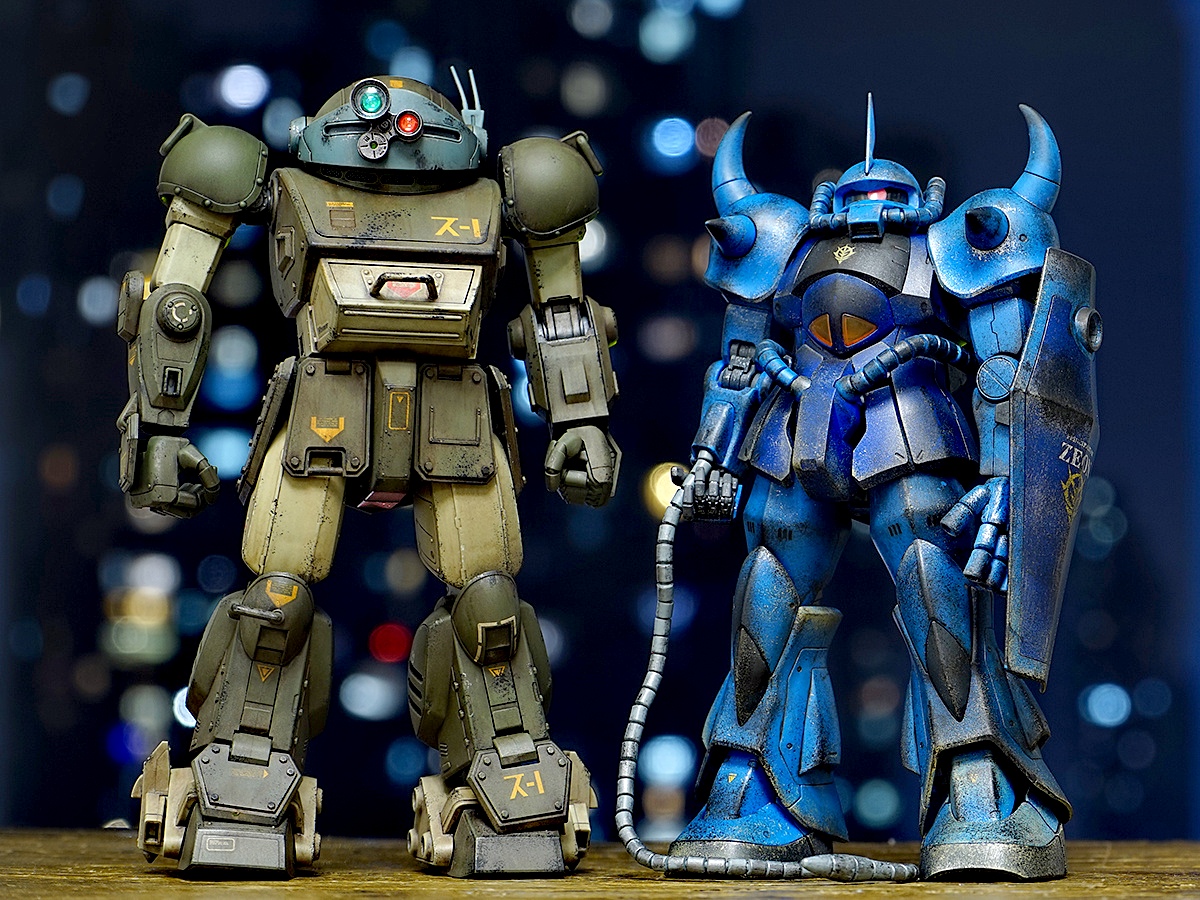 模型欣赏:万代 1/20 装甲骑兵 眼镜狗 模型欣赏