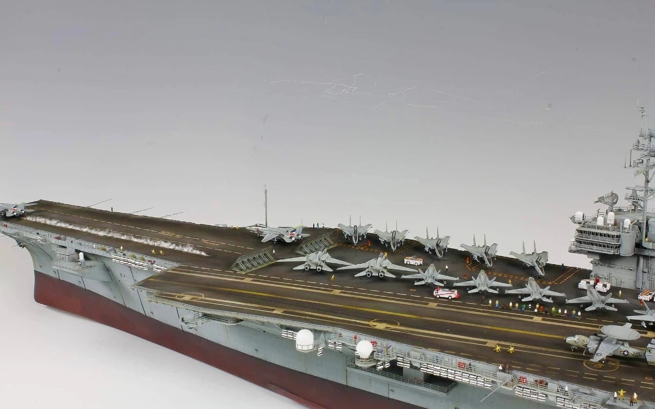 军模欣赏:1/350 美国海军 星座号航空母舰