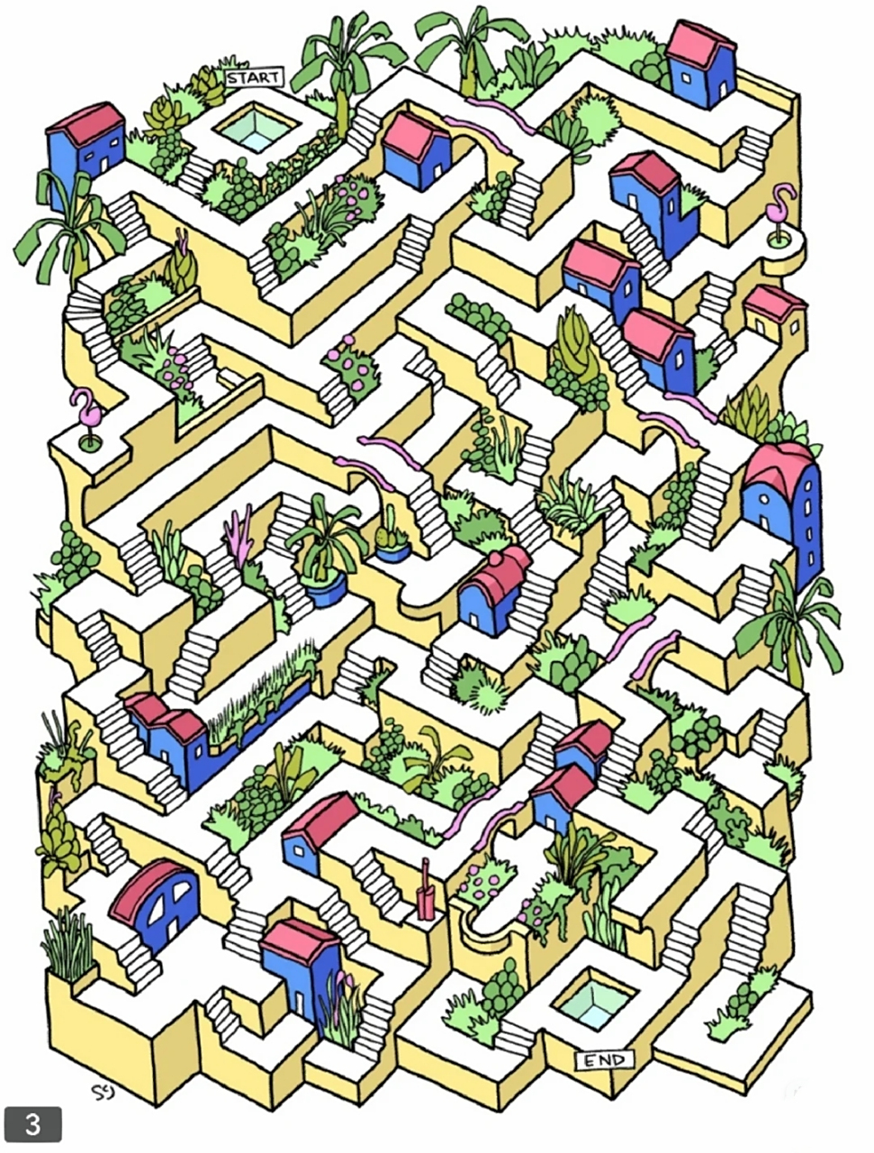 来来来,玩完这几个立体迷宫,咱们就是好朋友