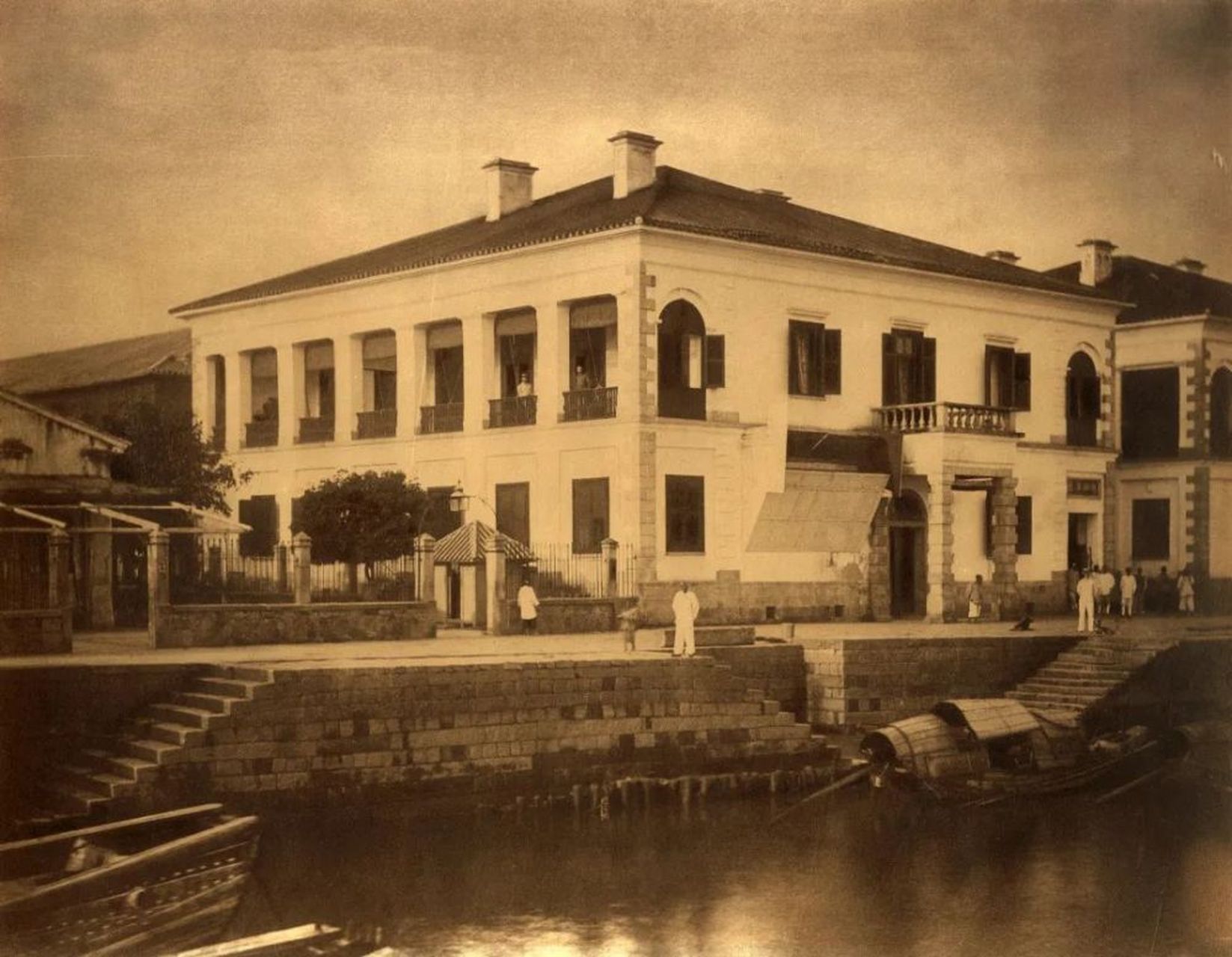 老照片  清末民初的上海中和洋行  高端大气上档次