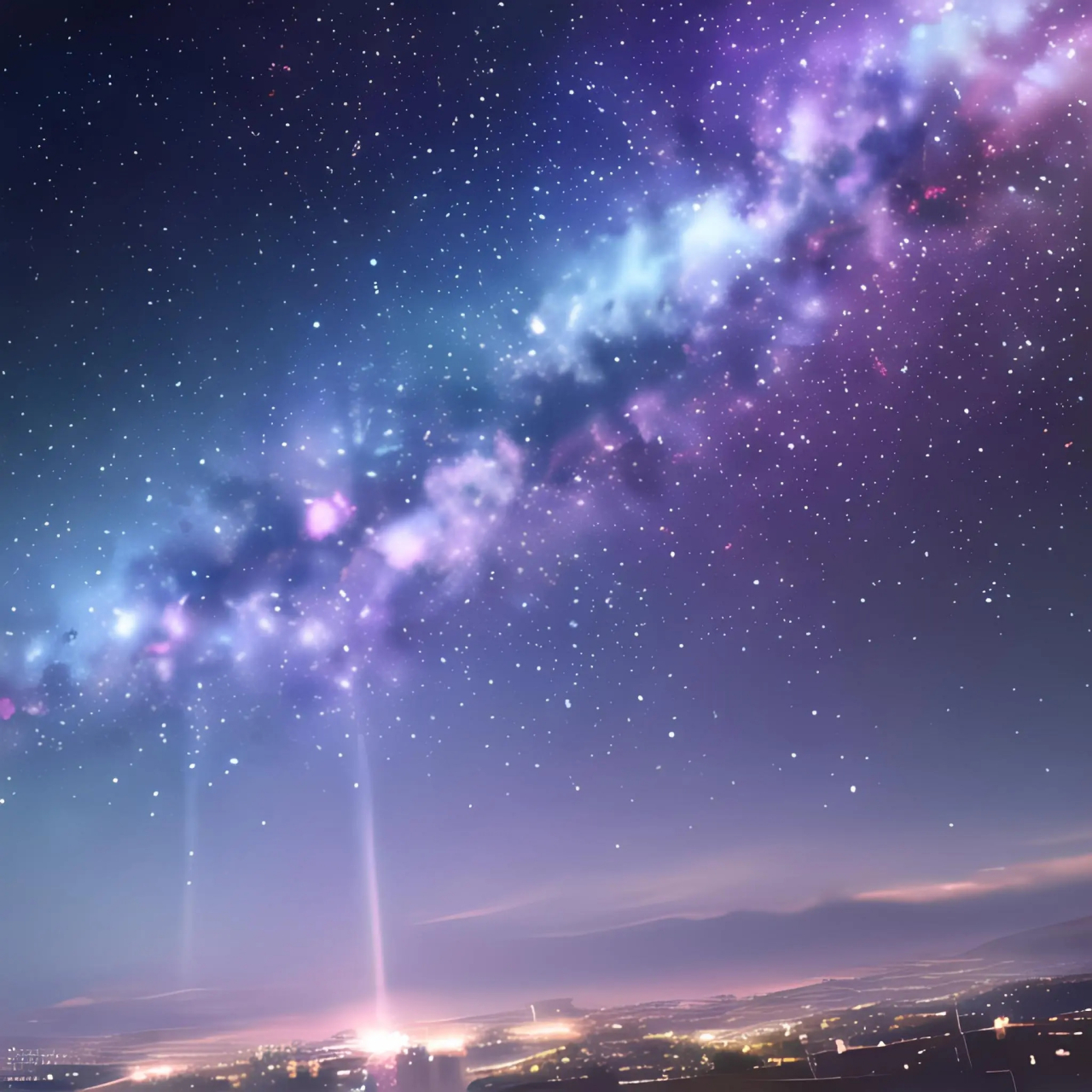 星空头像上两个.