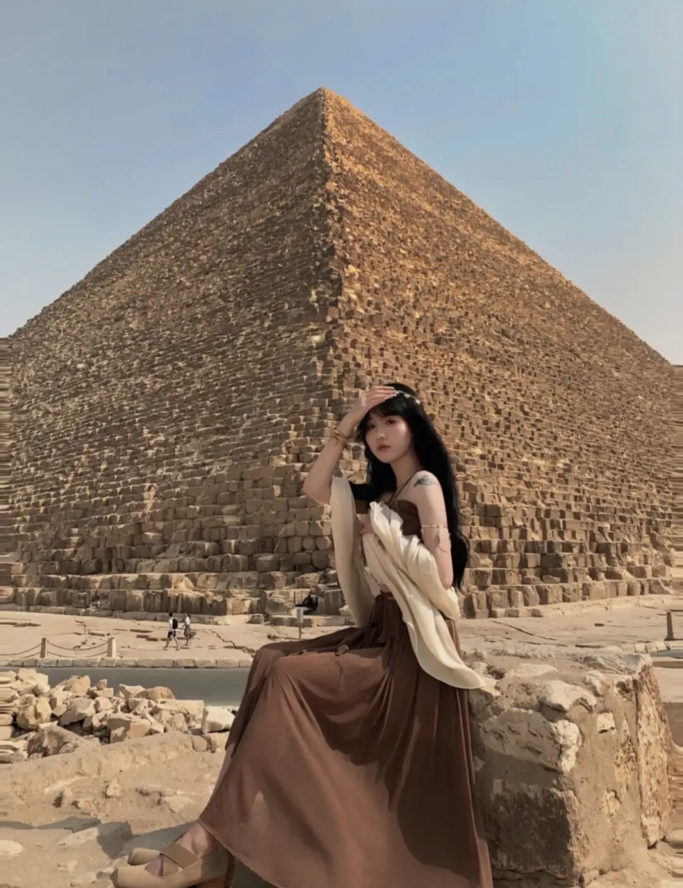 人生就是一场浪漫的旅行.美女这有种埃及艳后既视感[笑哭]