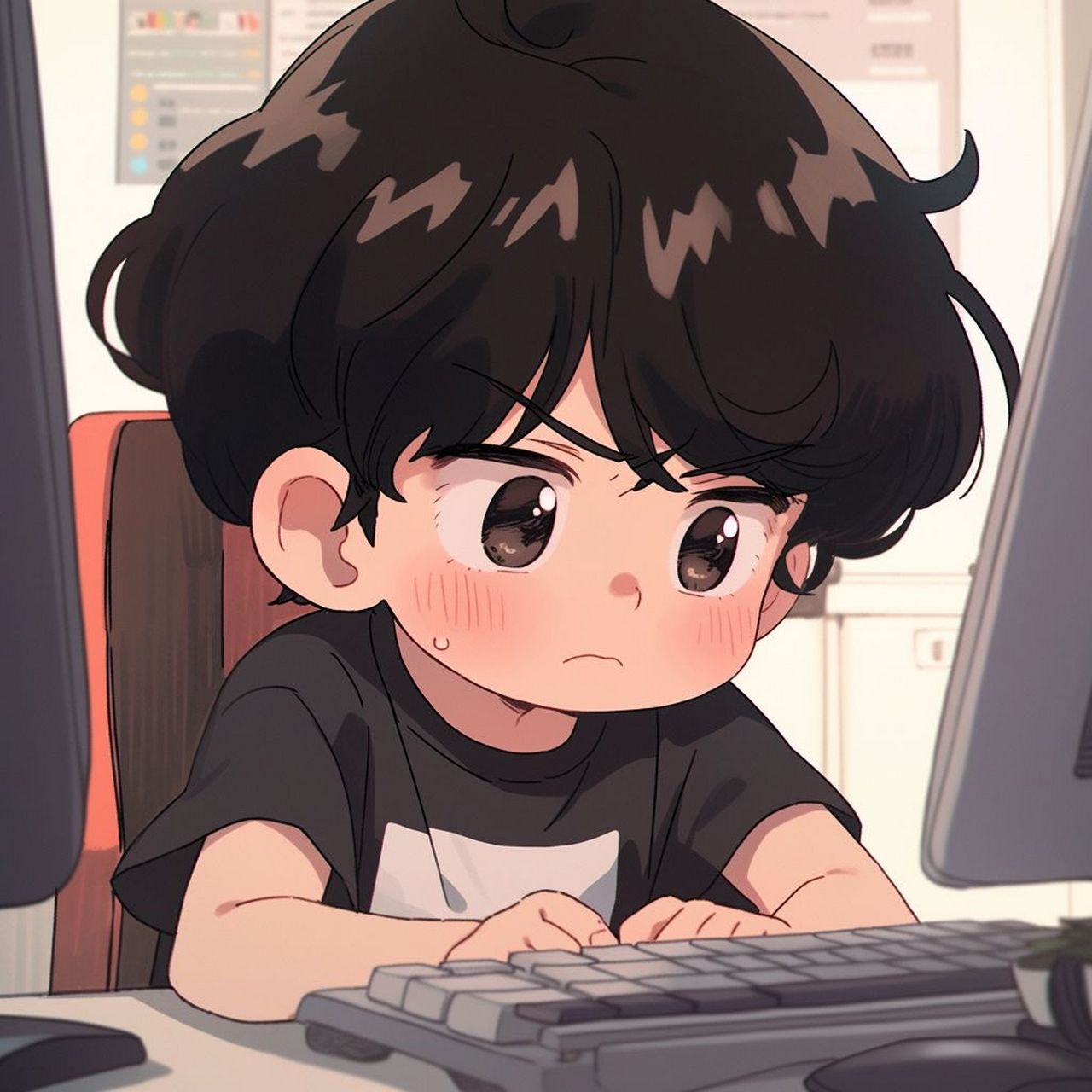 疯狂加班打工人专属头像