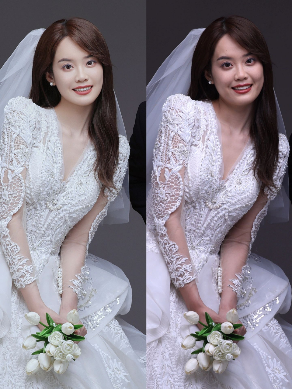 没想到微微的调整一下,图片立马上升了一个新高度,小姐姐还是很满意的