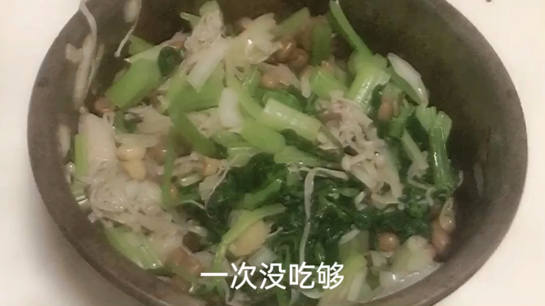 南瓜绿豆大米粥配得啥拌菜?竟然一次没吃够,第二次做一盆,过瘾