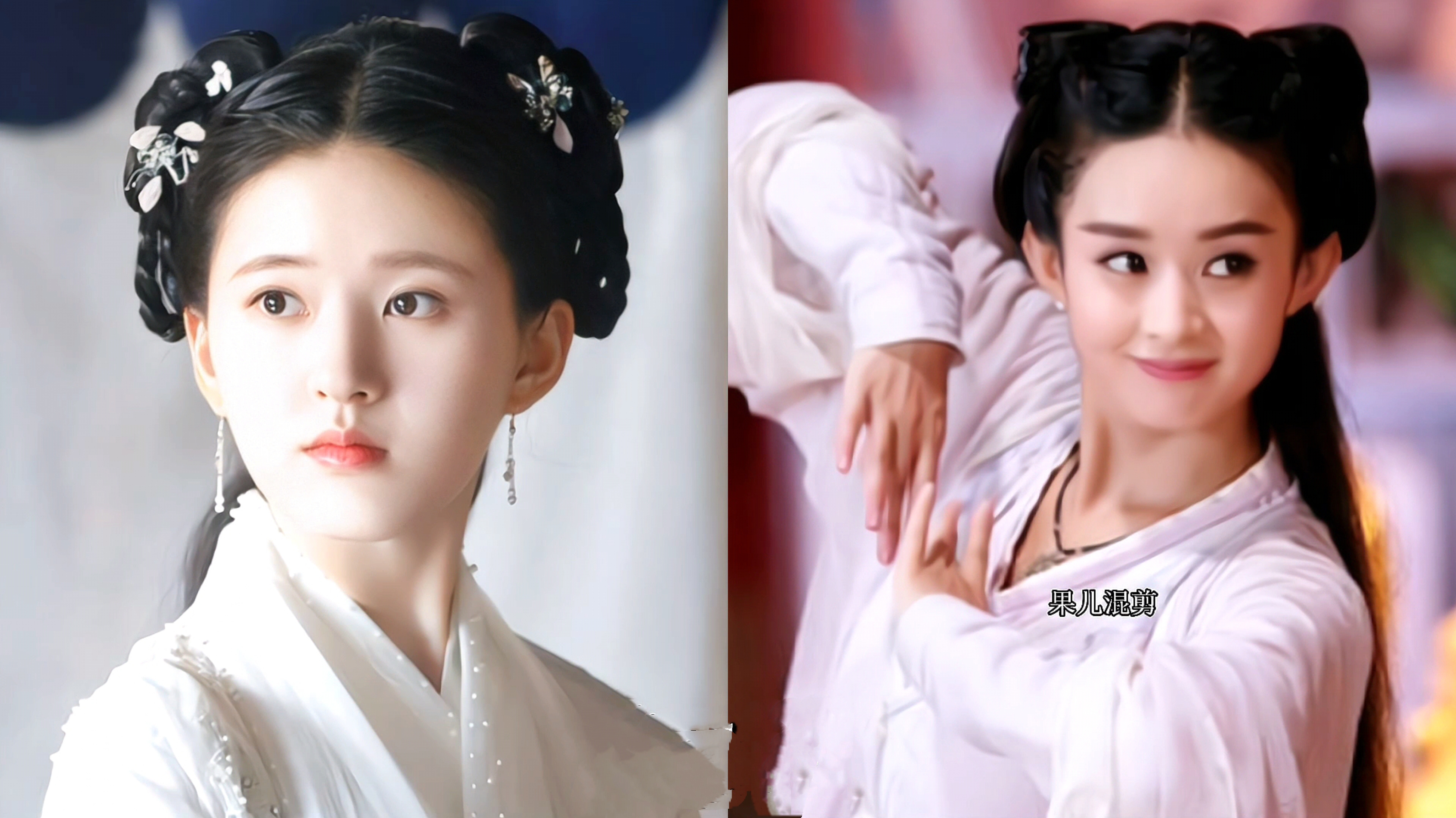 12位梳"双丫鬓"造型的古装美人,谁最美?