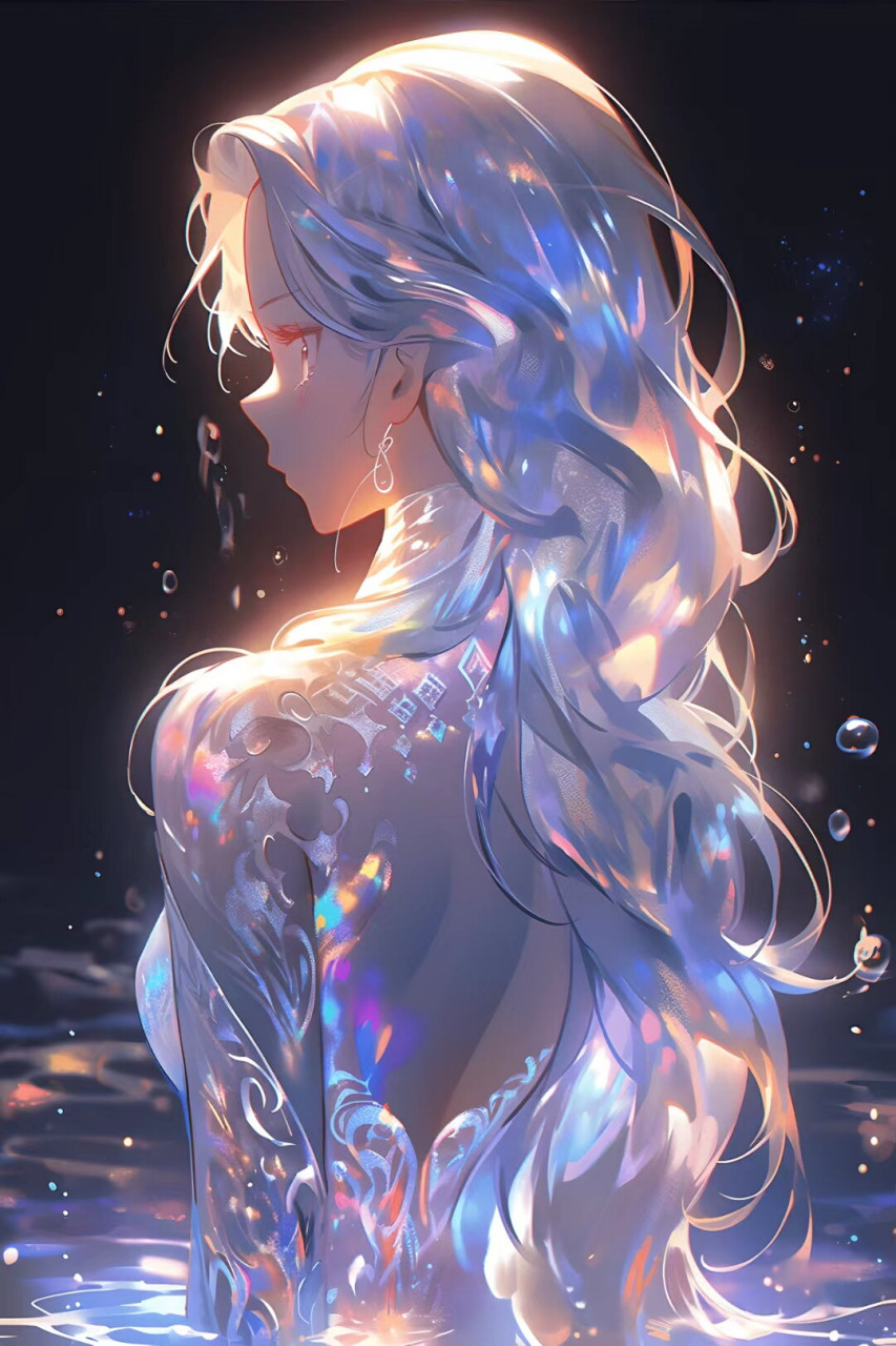 惊艳的背影杀 #二次元# #ai共创计划# #ai绘画