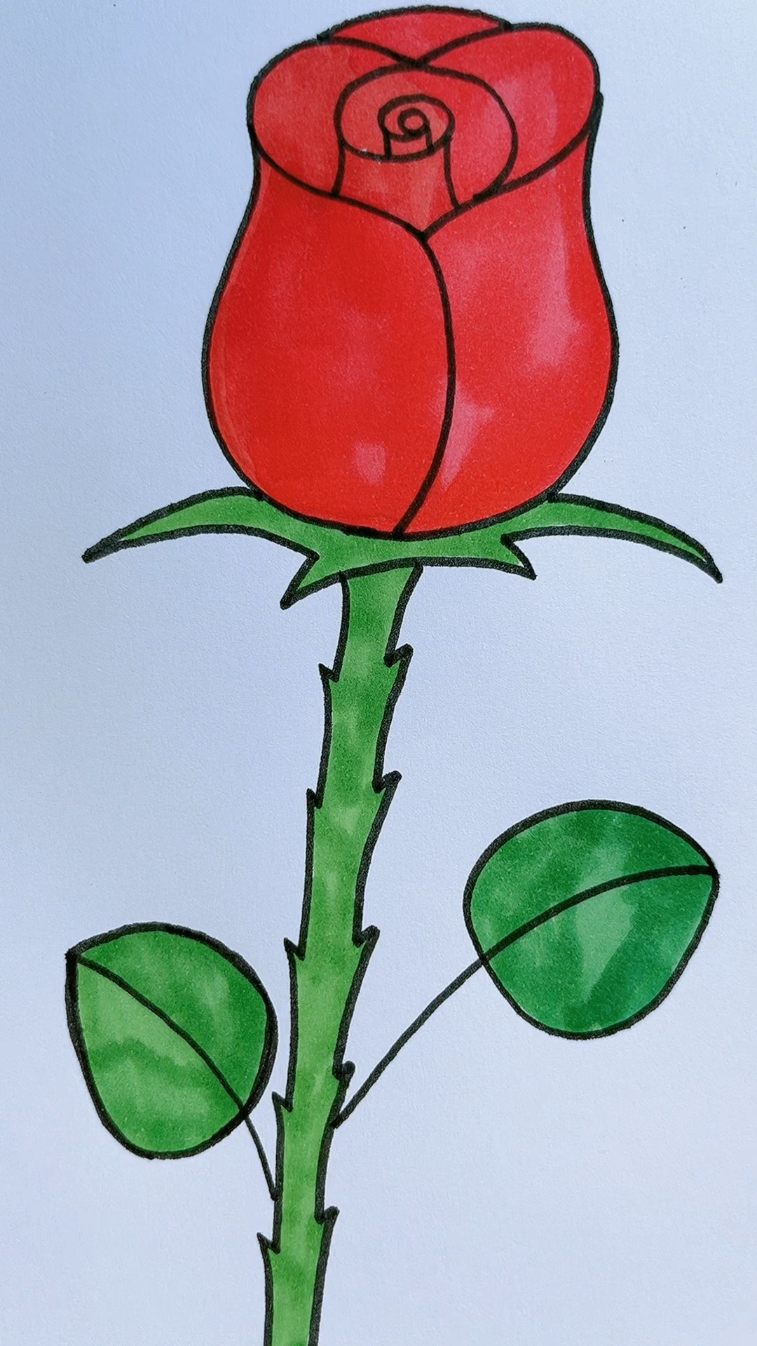 爱心秒画玫瑰花