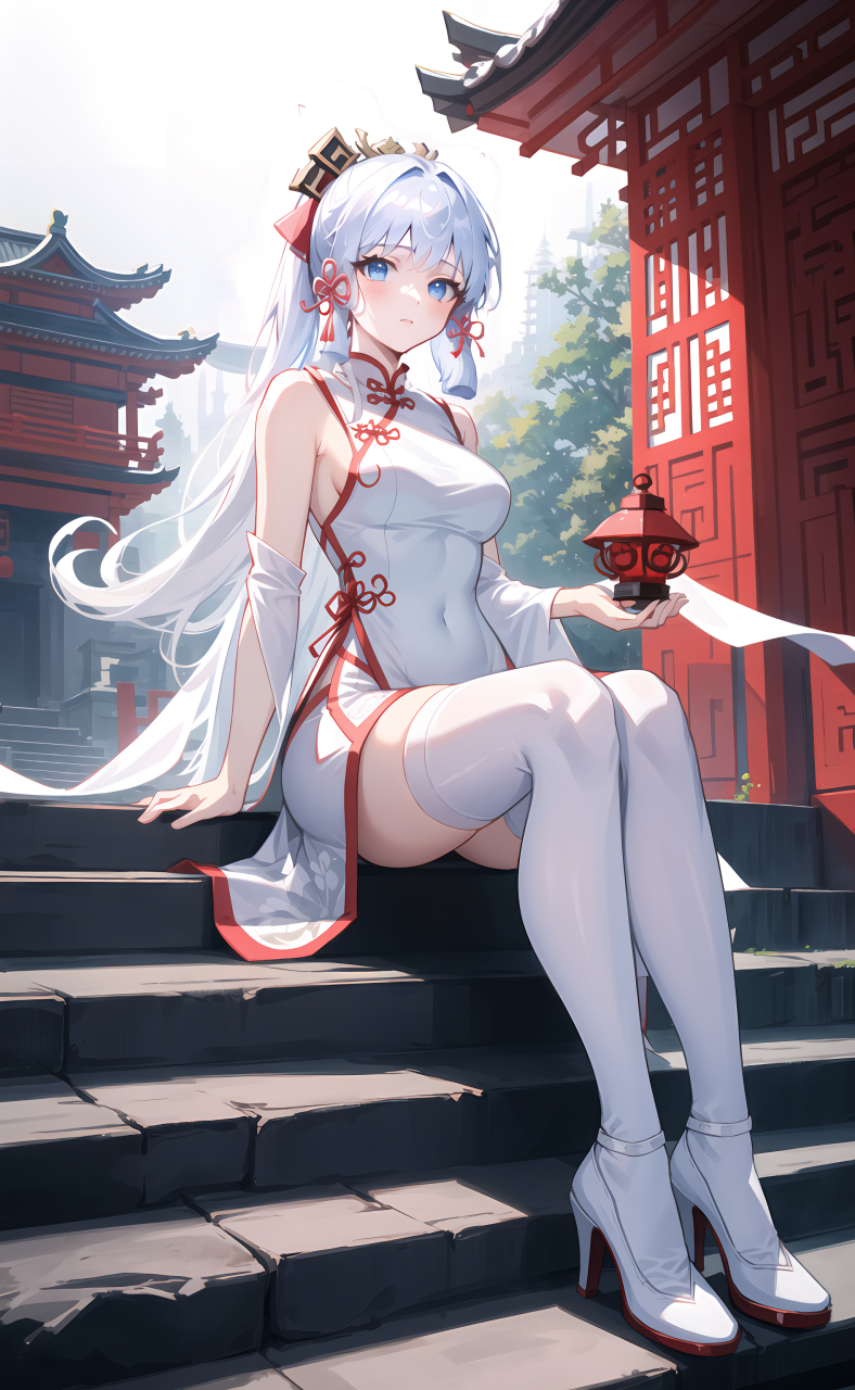 原神美图分享66 旗袍绫华