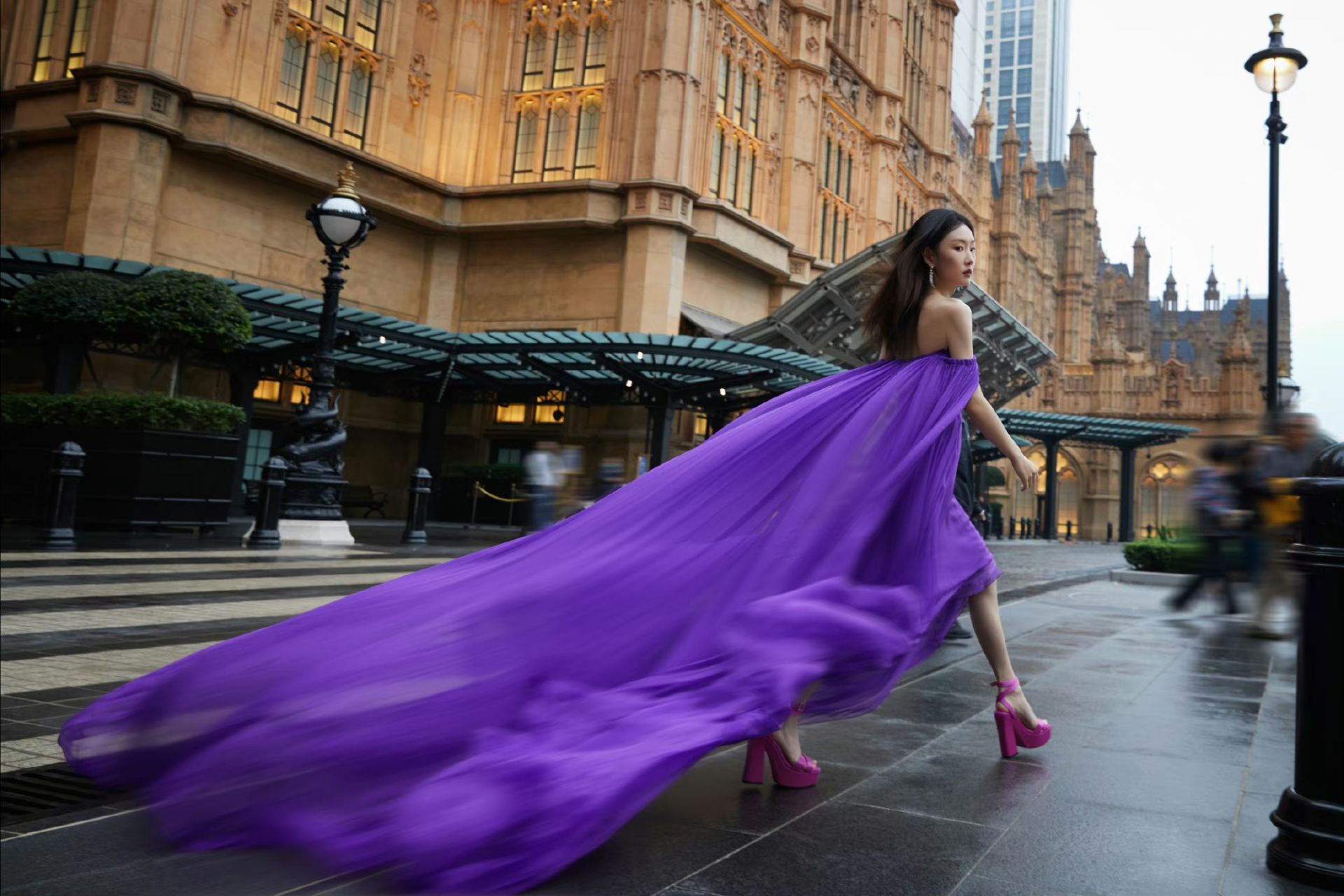 张曼源  高跟鞋  大长腿又细又直