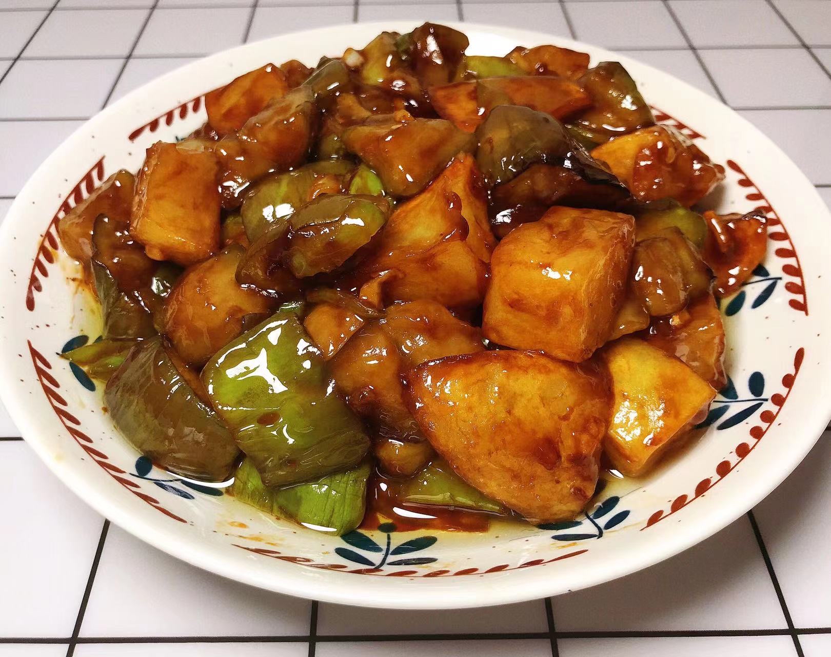 土豆烧茄子这样做!比肉还好吃!