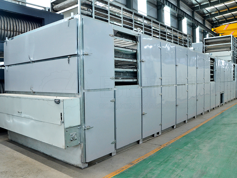 多层网带式菊花烘干机-河南烘干设备生产厂家-连续式烘干