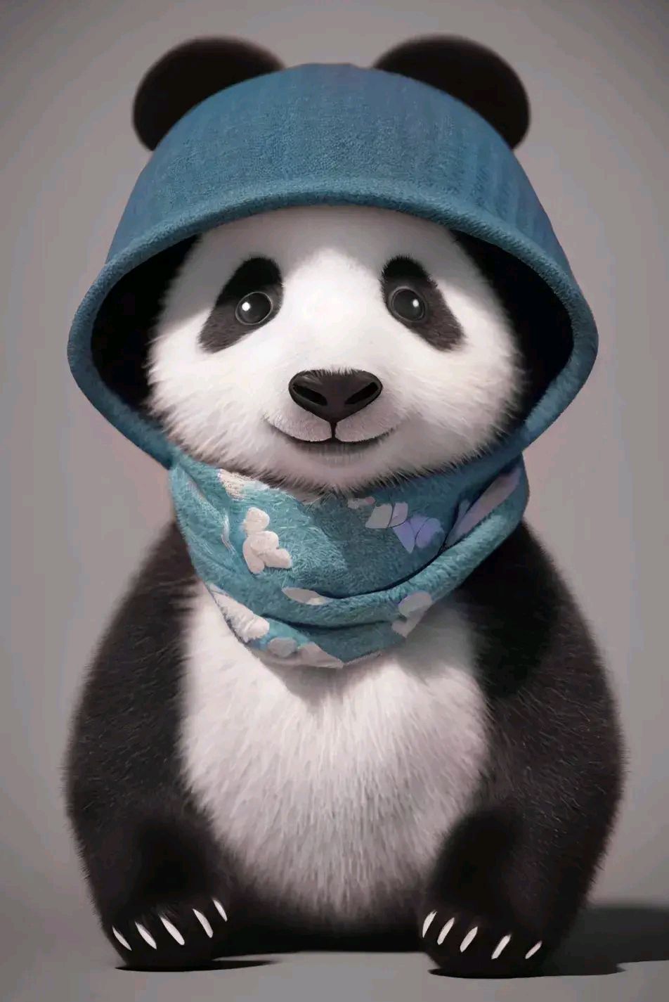 手机壁纸|创意国宝萌宠熊猫