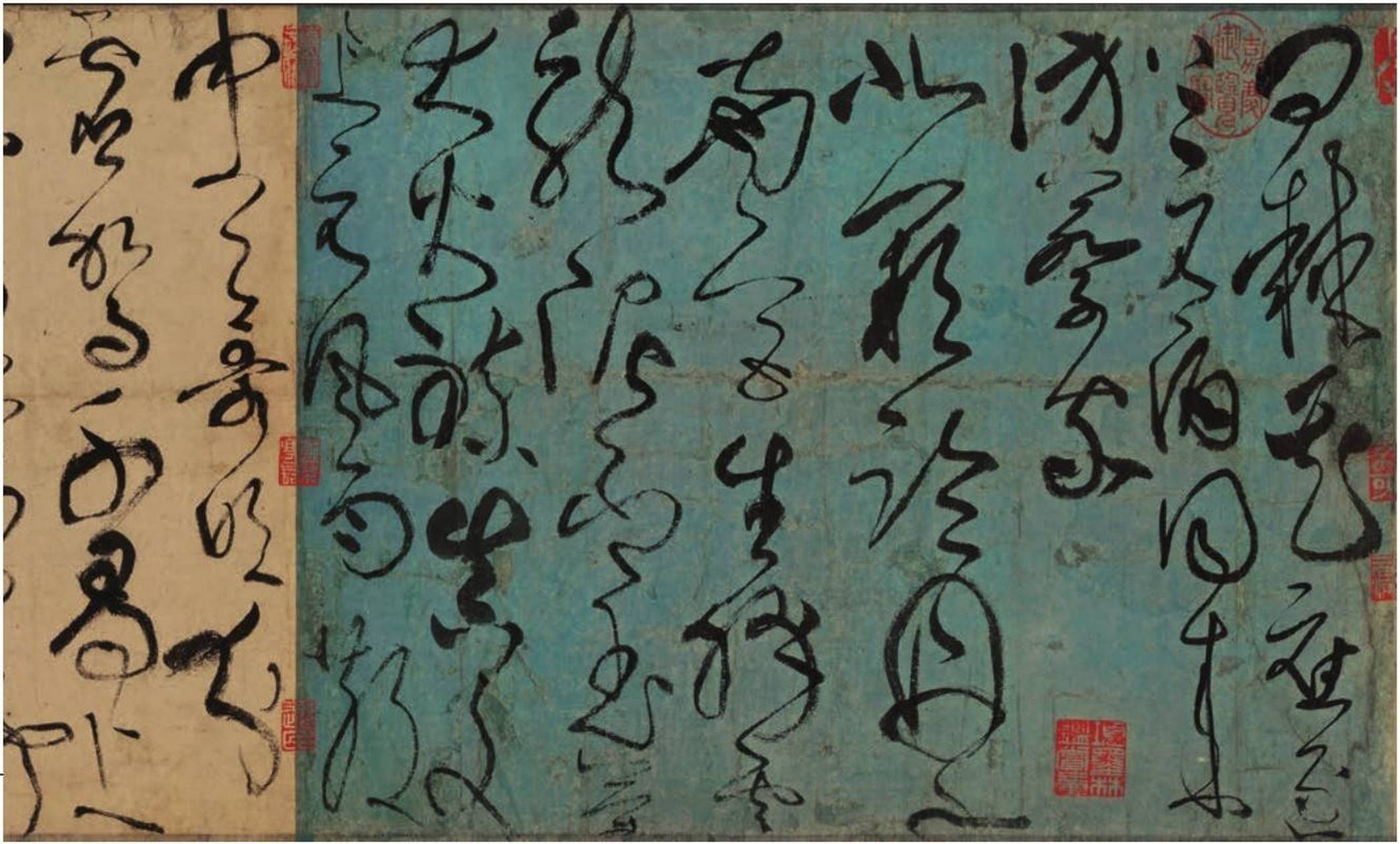 张旭《古诗四帖》局部#书法# #传统文化