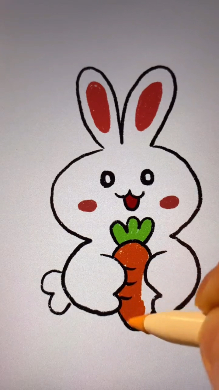 简笔画小白兔