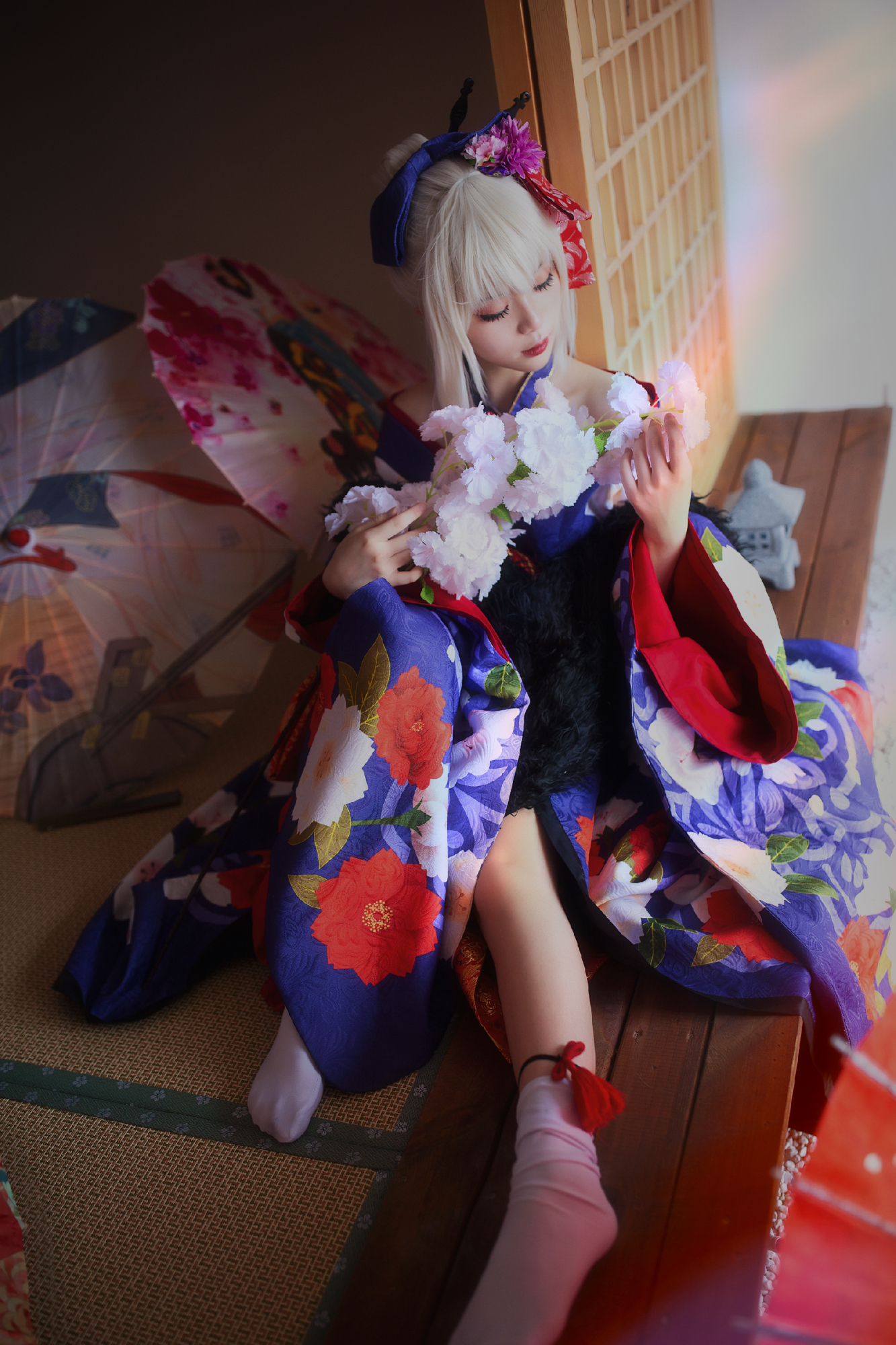《fate/grand order》cos:这个黑saber给你诠释啥叫美的离谱