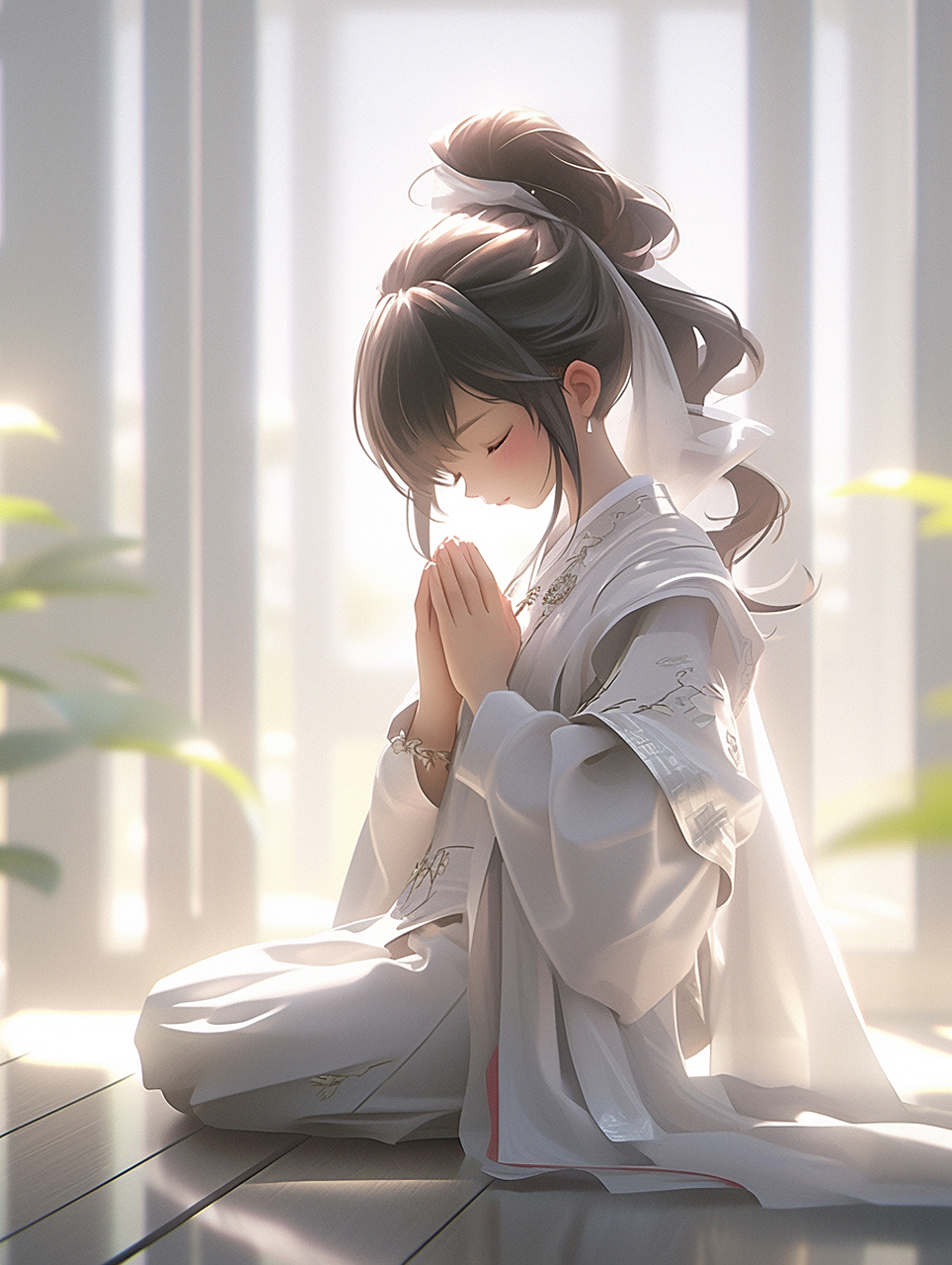 修行小女孩,愿一切安好!核污水有合理的处理.