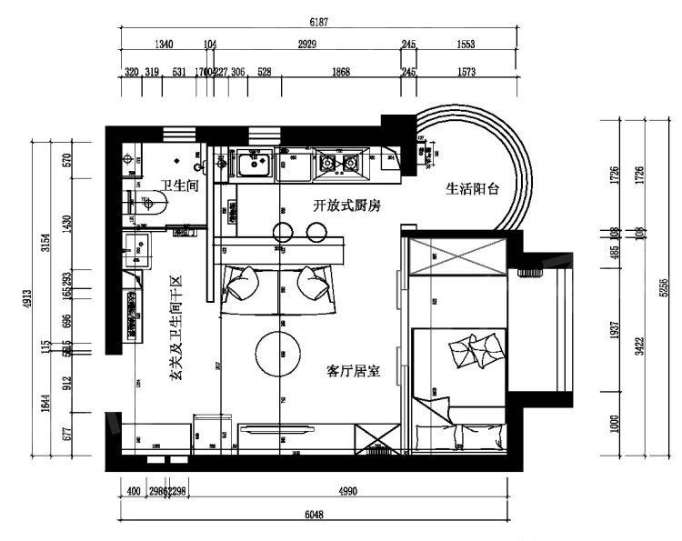 小戶型教科書:不到40㎡的房子,瞧瞧他們做了些什麼!