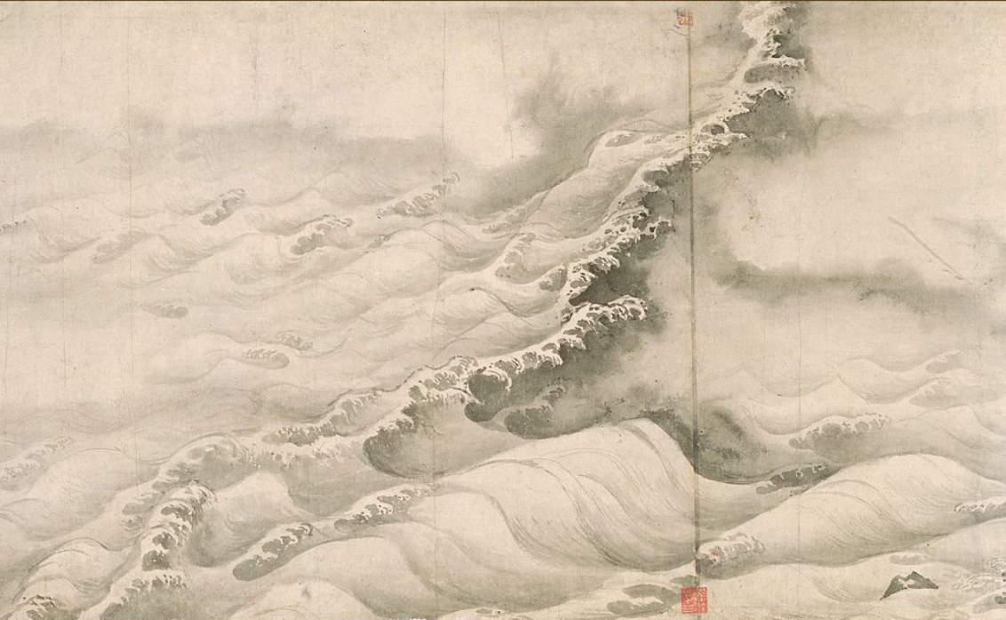 惊涛拍岸,惊起千堆雪——赵芾《江山万里图》