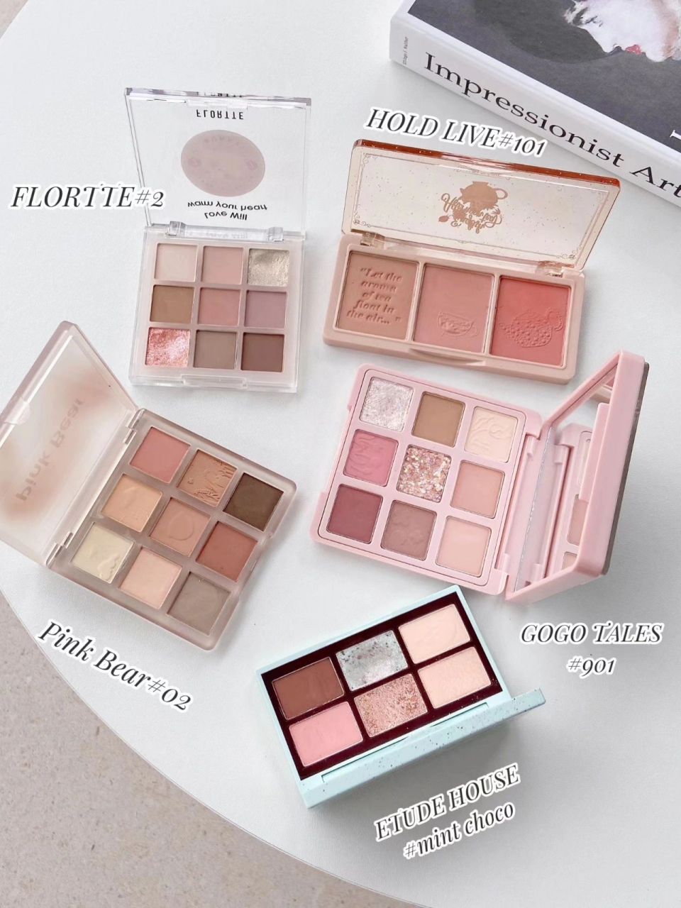 hold live# 101 flortte# 2 etude house# mint choco gogo tales