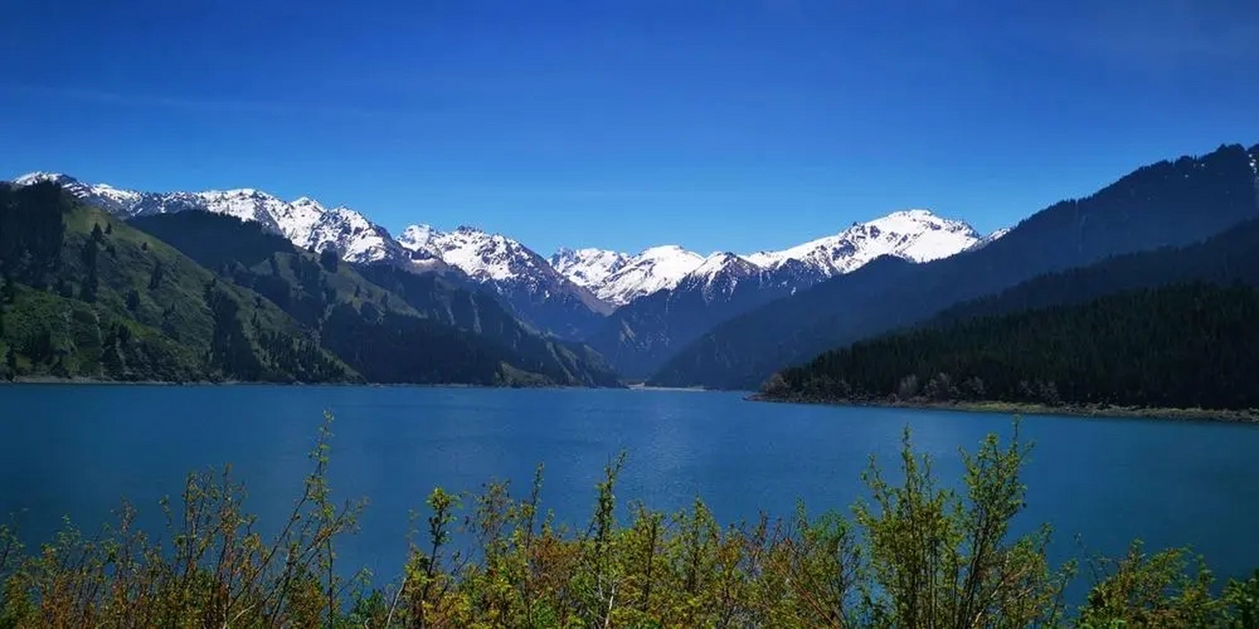 博格达山是乌鲁木齐的标志,许多当地产品也都用博格达山做商标,在