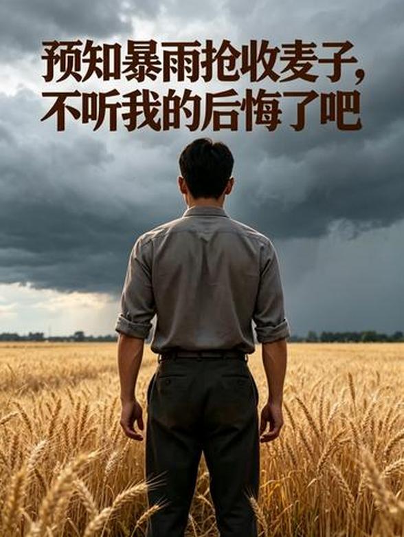 预知暴雨抢收麦子，不听我的后悔了吧