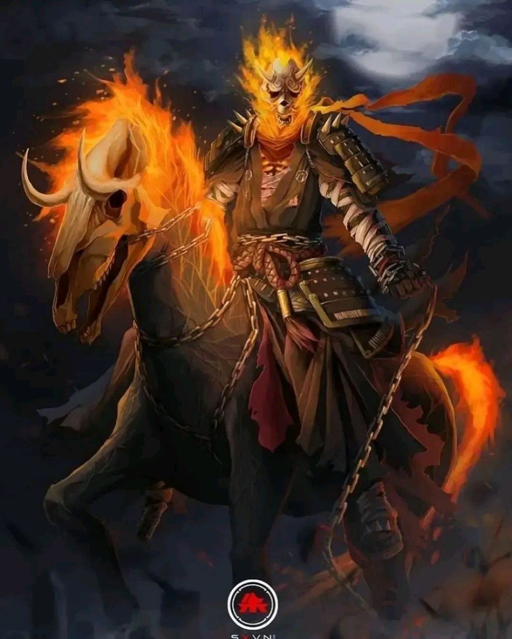 一组漫威超级英雄和风武士化欣赏,看看就好.#动漫# #插画# #漫威