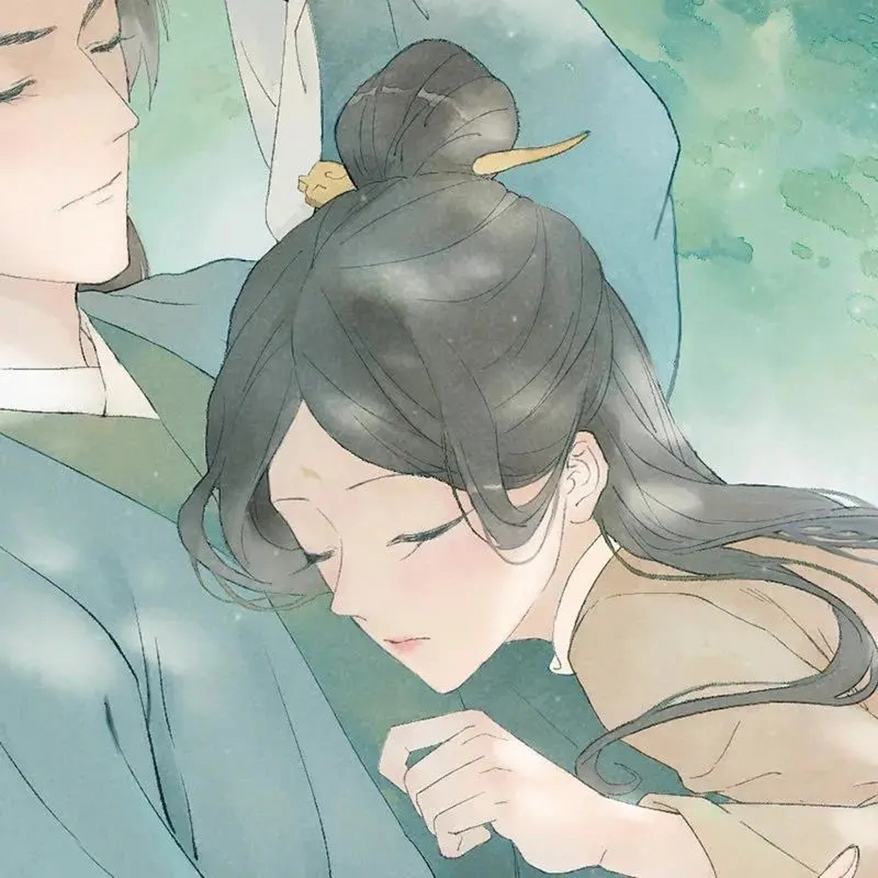 古风# #情头# 我们拼命的相拥  不给孤独留余地