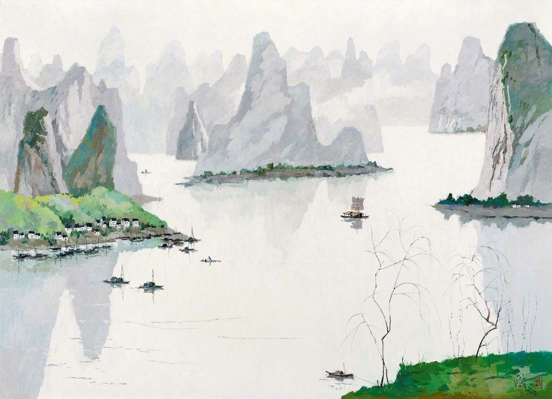 画家:庞均 676767 #绘画欣赏