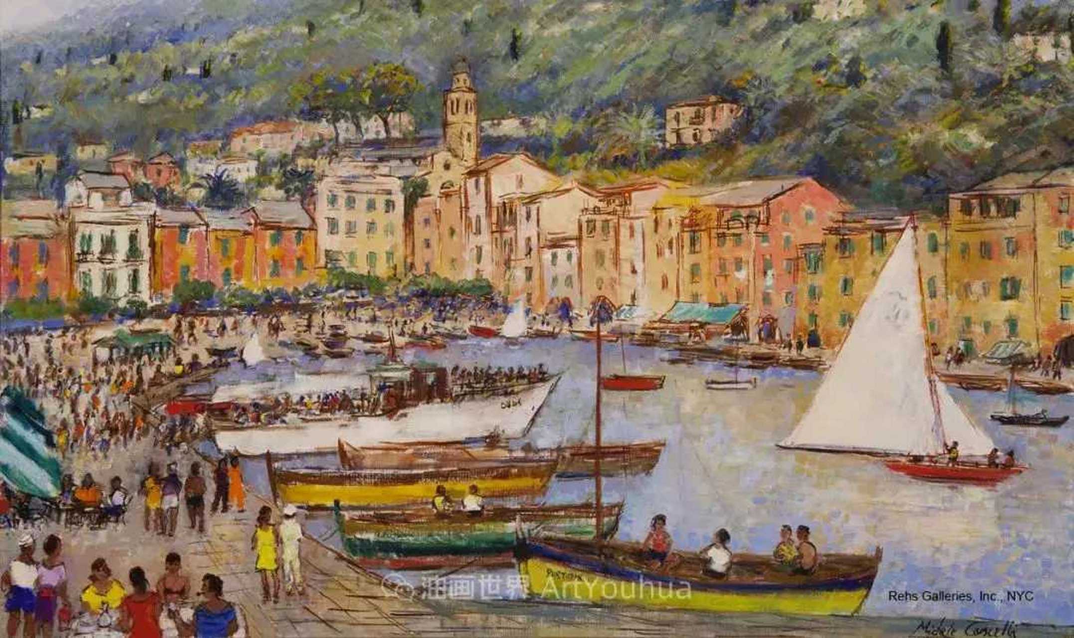 意大利画家michele cascella米歇尔·卡斯切拉 676767 #绘画