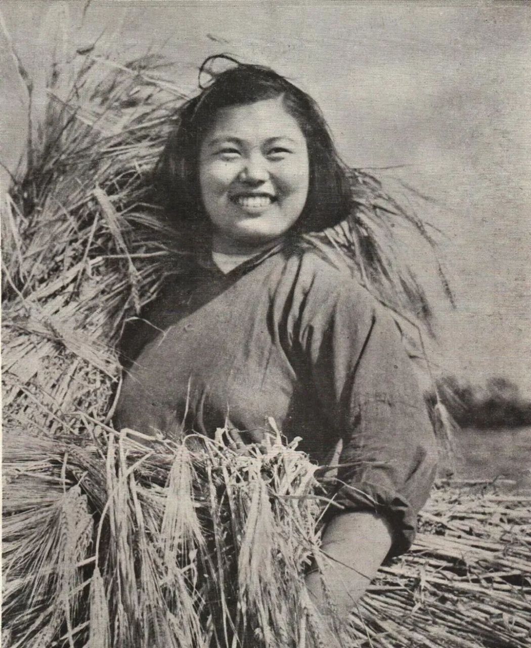 1961年,江苏省靖江县季四生产队的女队长.(朱俊杰  拍)