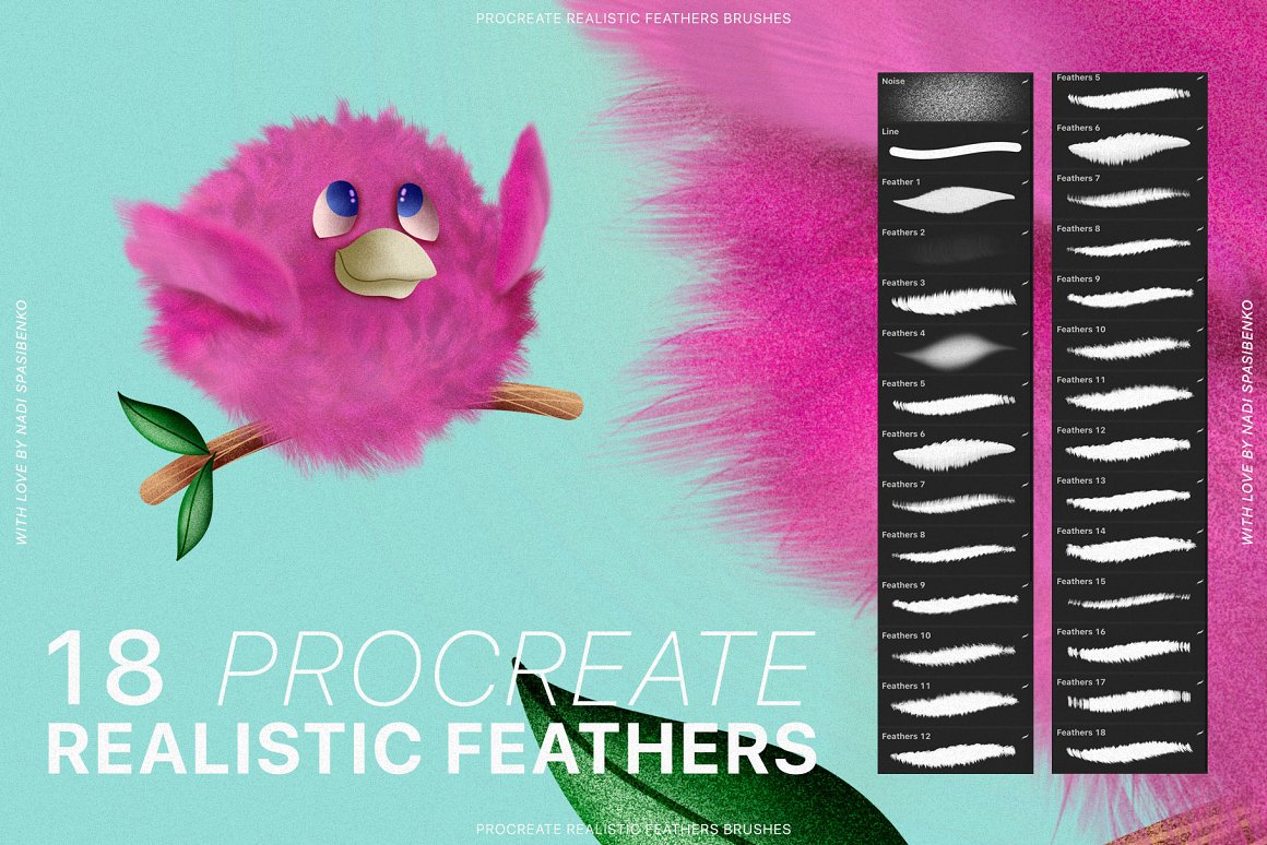 Procreate Realistic Feather Brushes-2.jpg