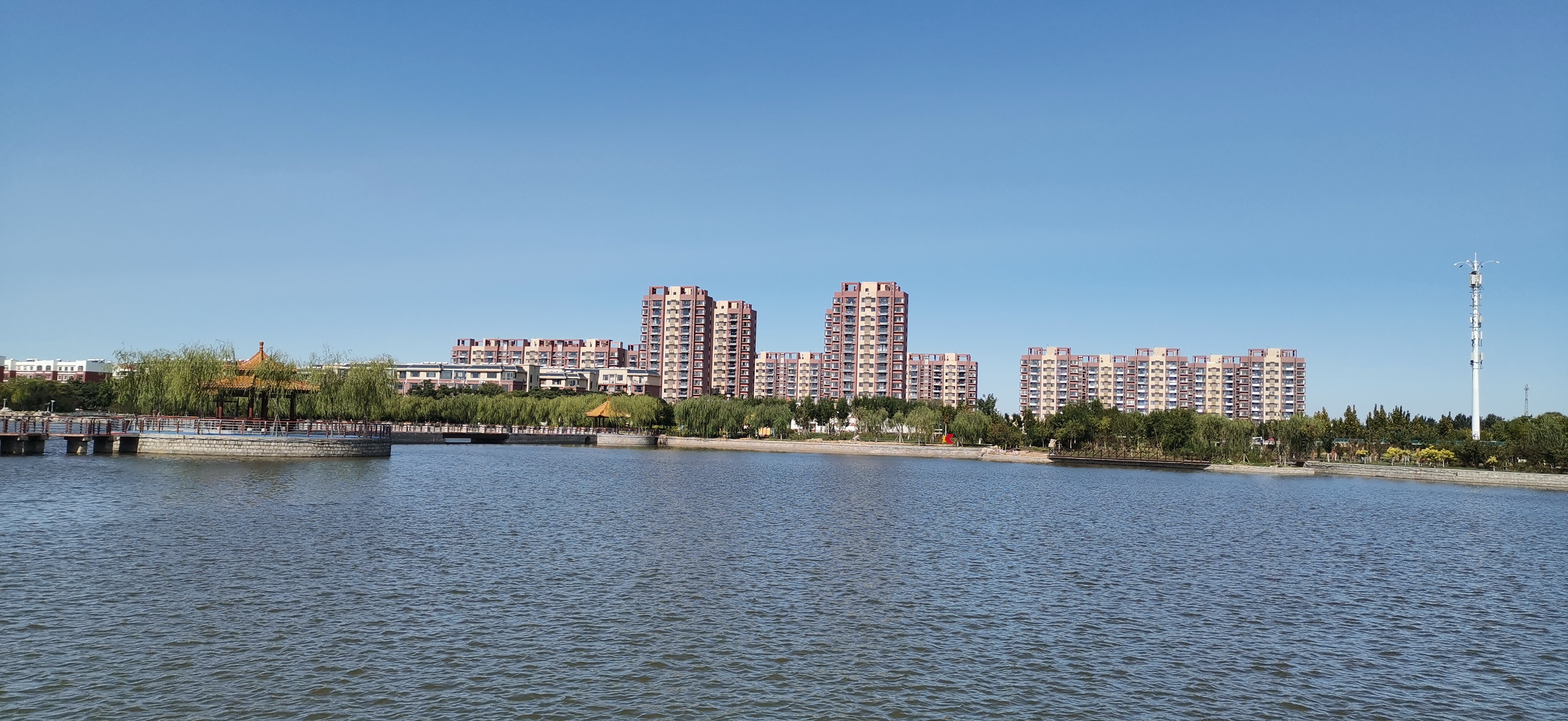 河口区面条沟湿地公园,鸣翠湖湿地风景区,胜利油田