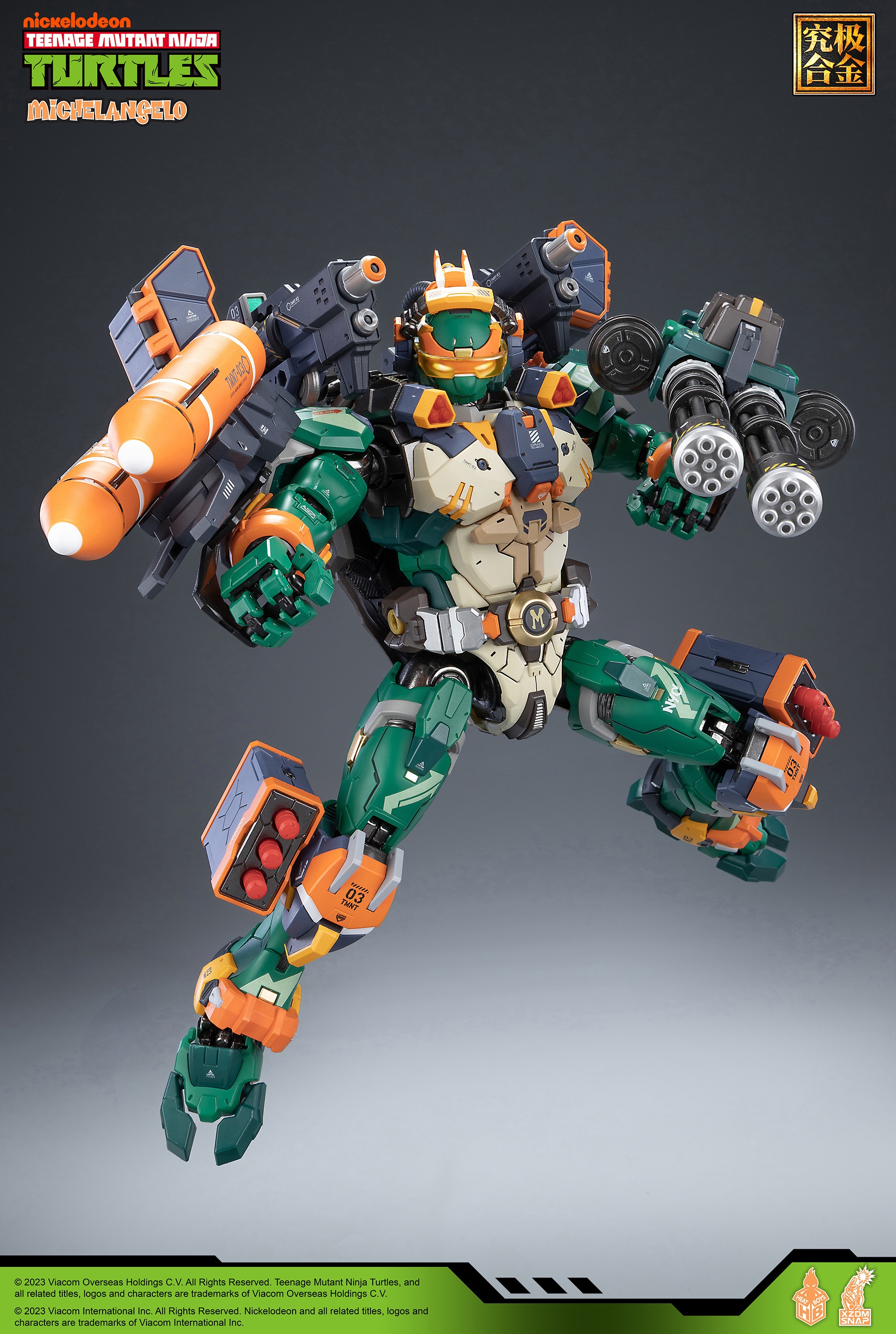 模型欣赏:机甲忍者龟 米开朗基罗