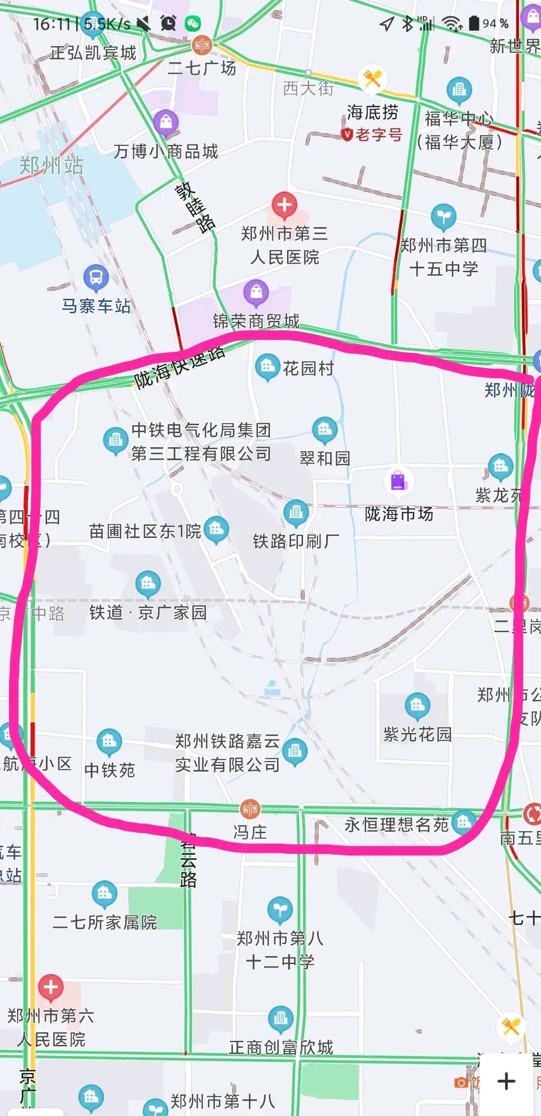 郑州市二七区,有一大片范围空地啥不修路,大家怎么看?