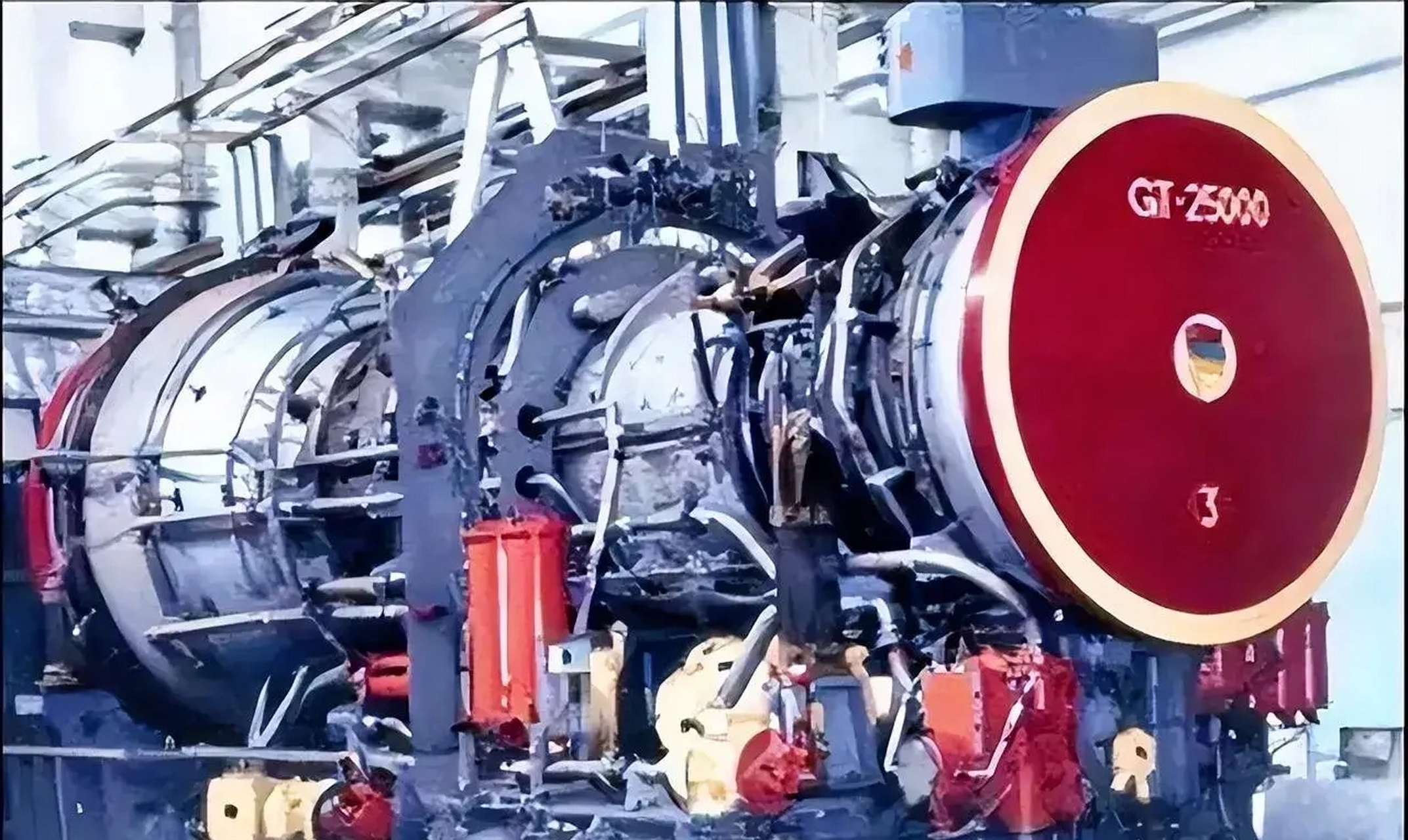 俄罗斯已经从我国订购20台gt25000重型燃气轮机,用于北极燃气管道加压