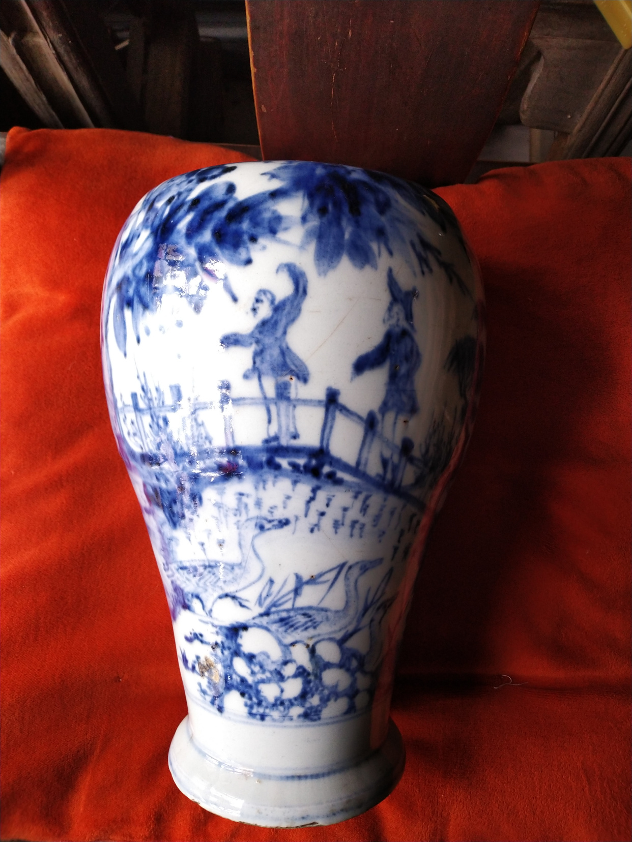 中国惊现全世界最伟大爱情故事《霍斯陆和席琳》青花梅瓶