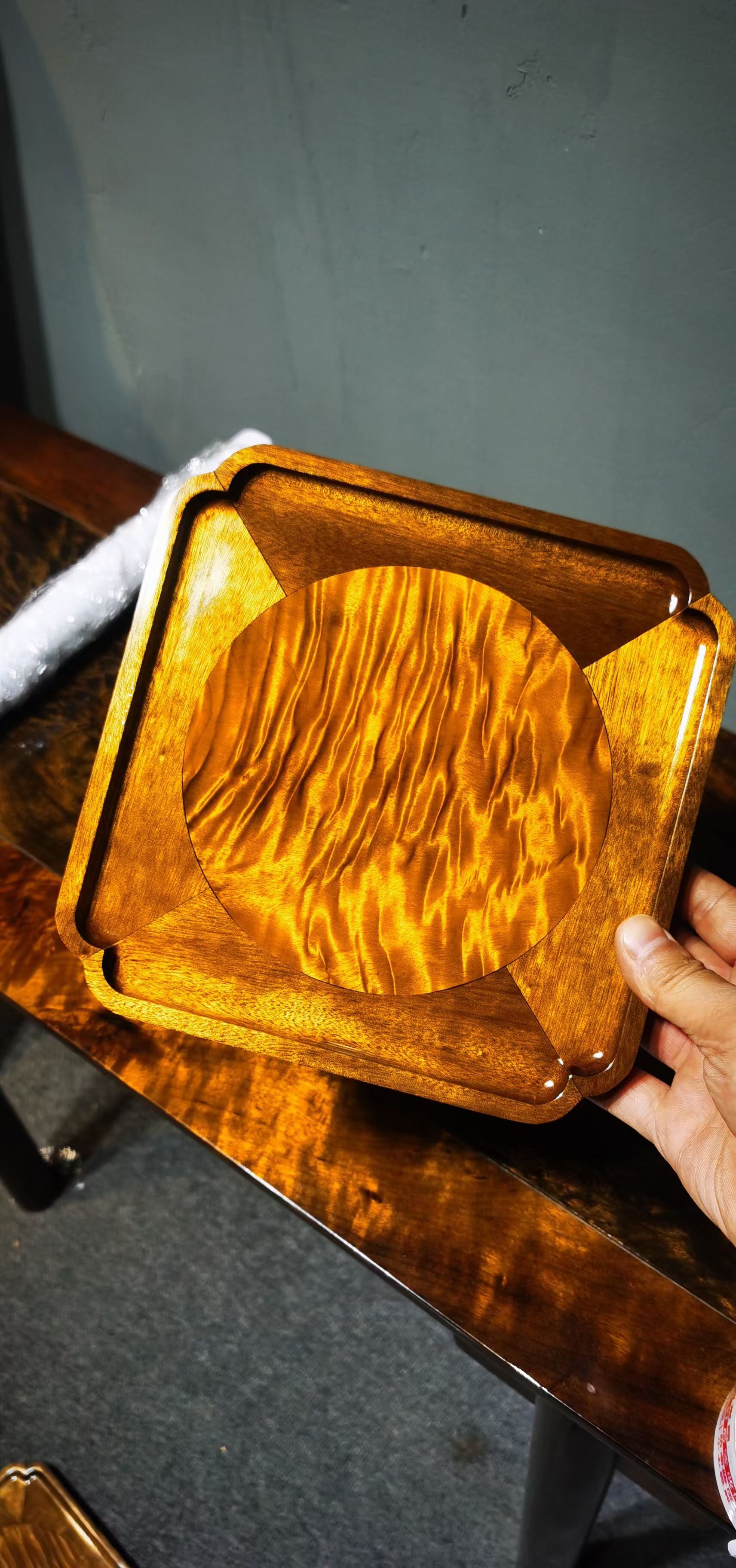 乌木金丝楠盘盘