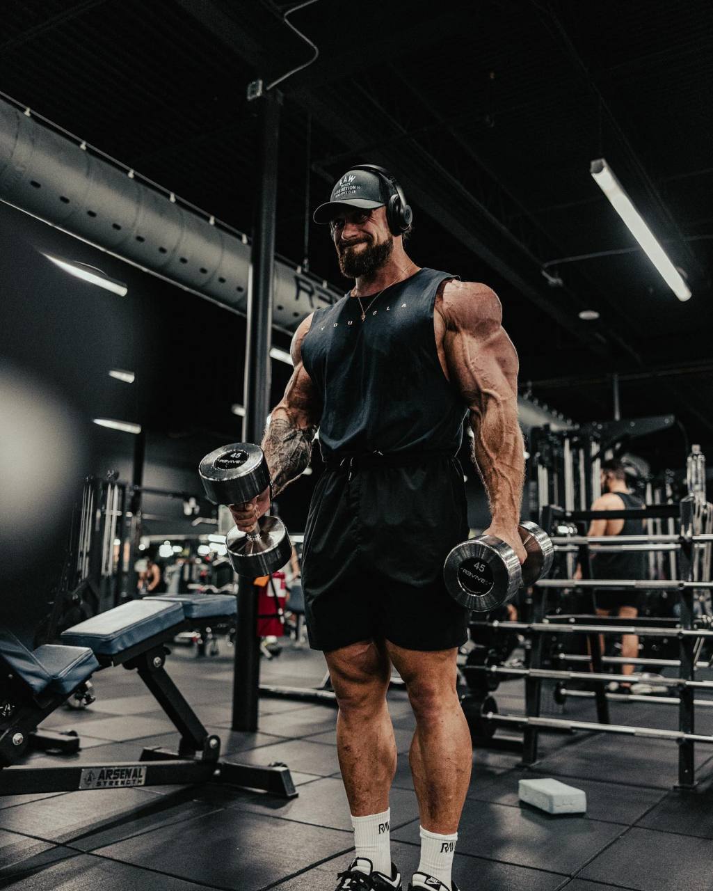 chris bumstead手臂日#健身# #健身随手拍# #肌肉男神