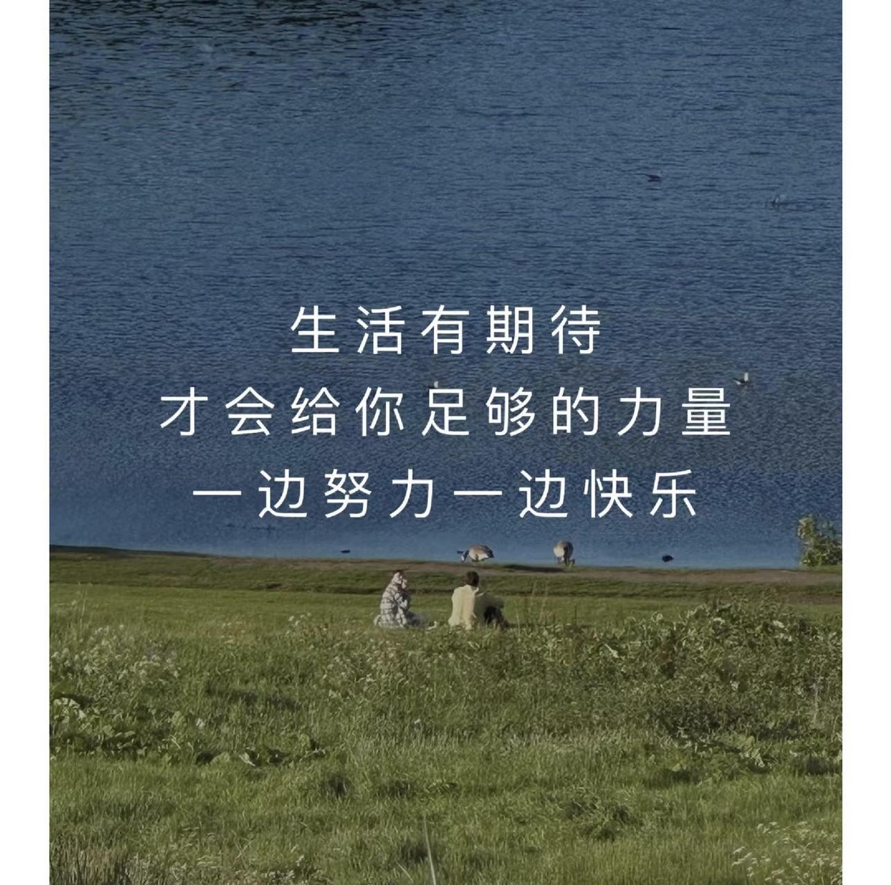 生活有期待才会给你足够的力量 一边努力 一边快乐