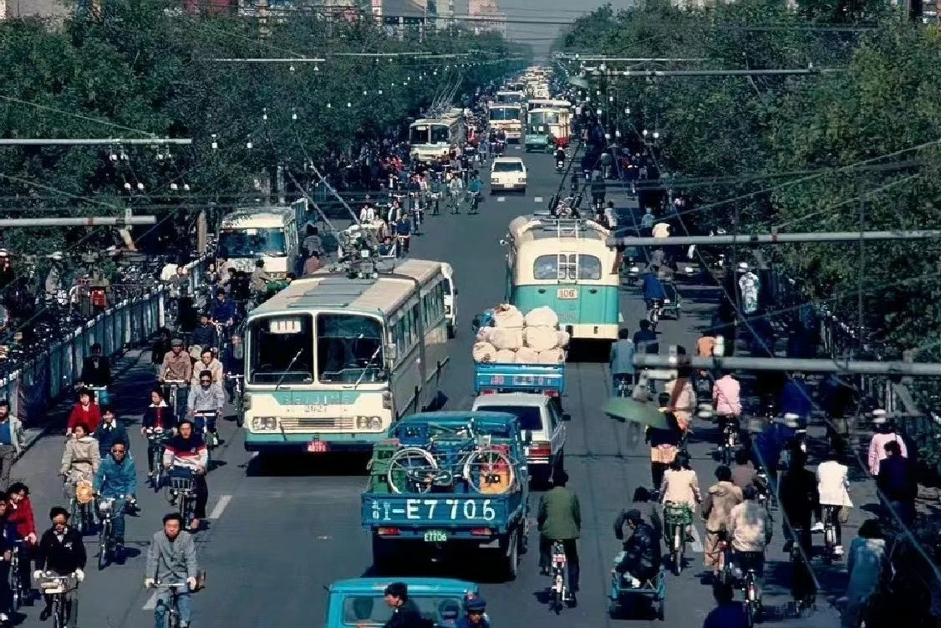 北京80年代的一些老照片,看着给人一种充满希望和积极向上的感觉 有没