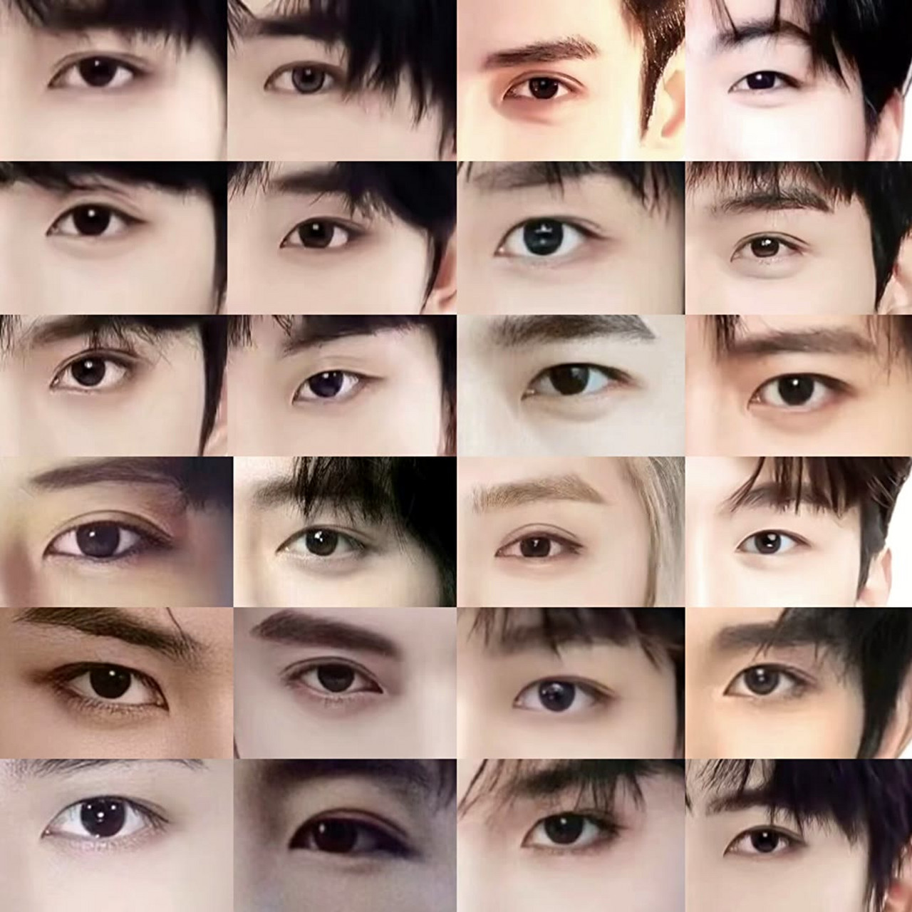 还能认出你心中的top1吗 "看眼睛猜明星 "内娱男明星