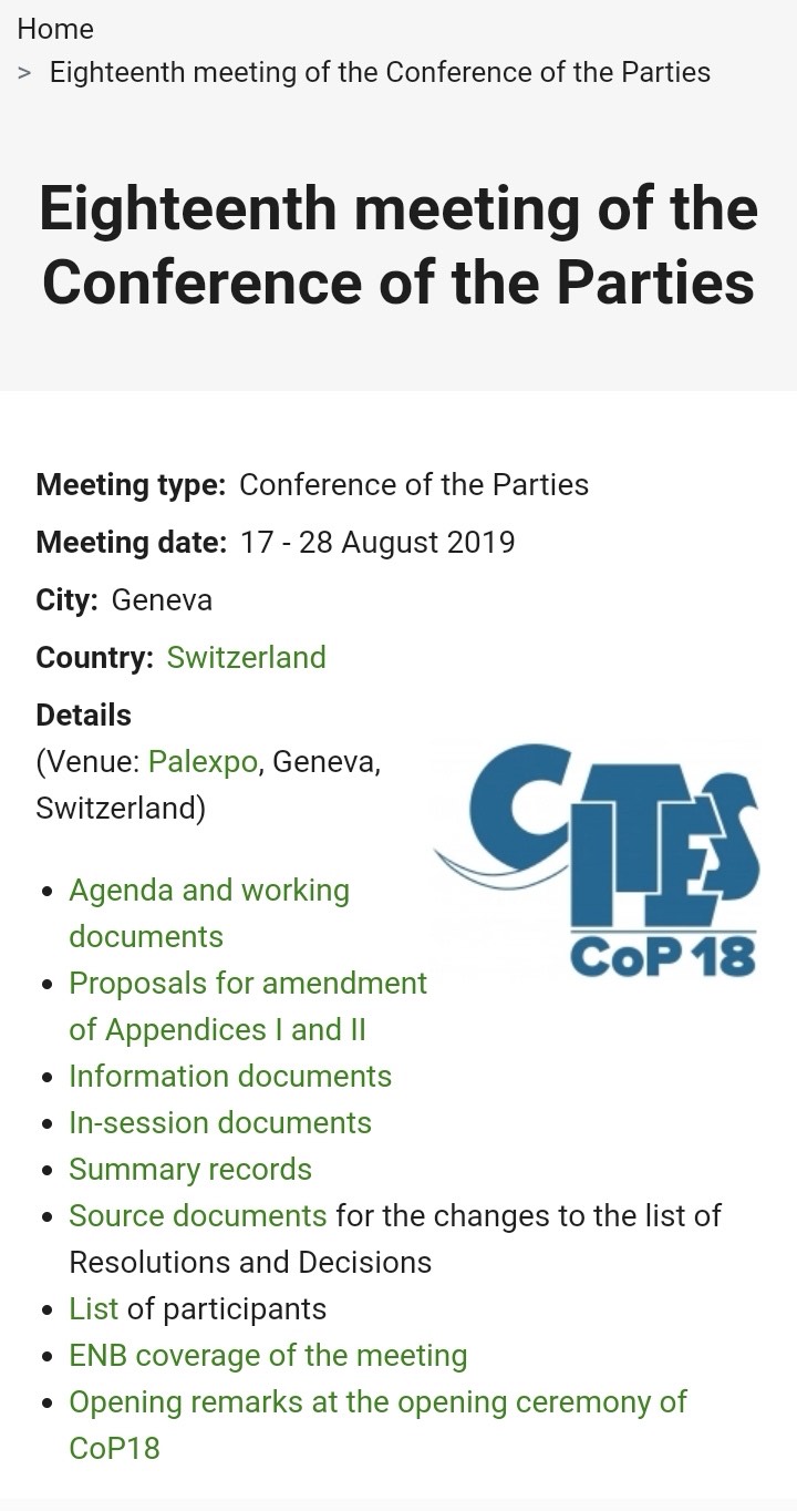 哥斯达黎加放弃主办cites cop19,华盛顿公约下届大会将花落谁家?