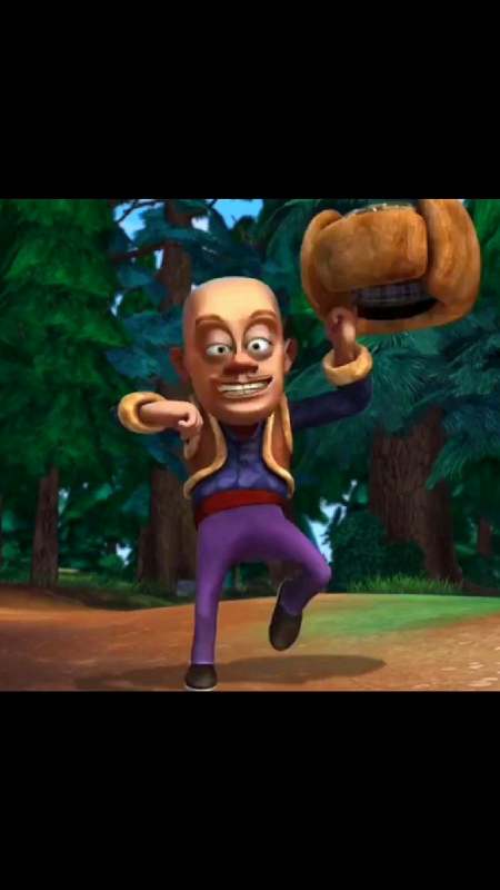 从光头强身上学到了一种很新的走路姿势!-度小视