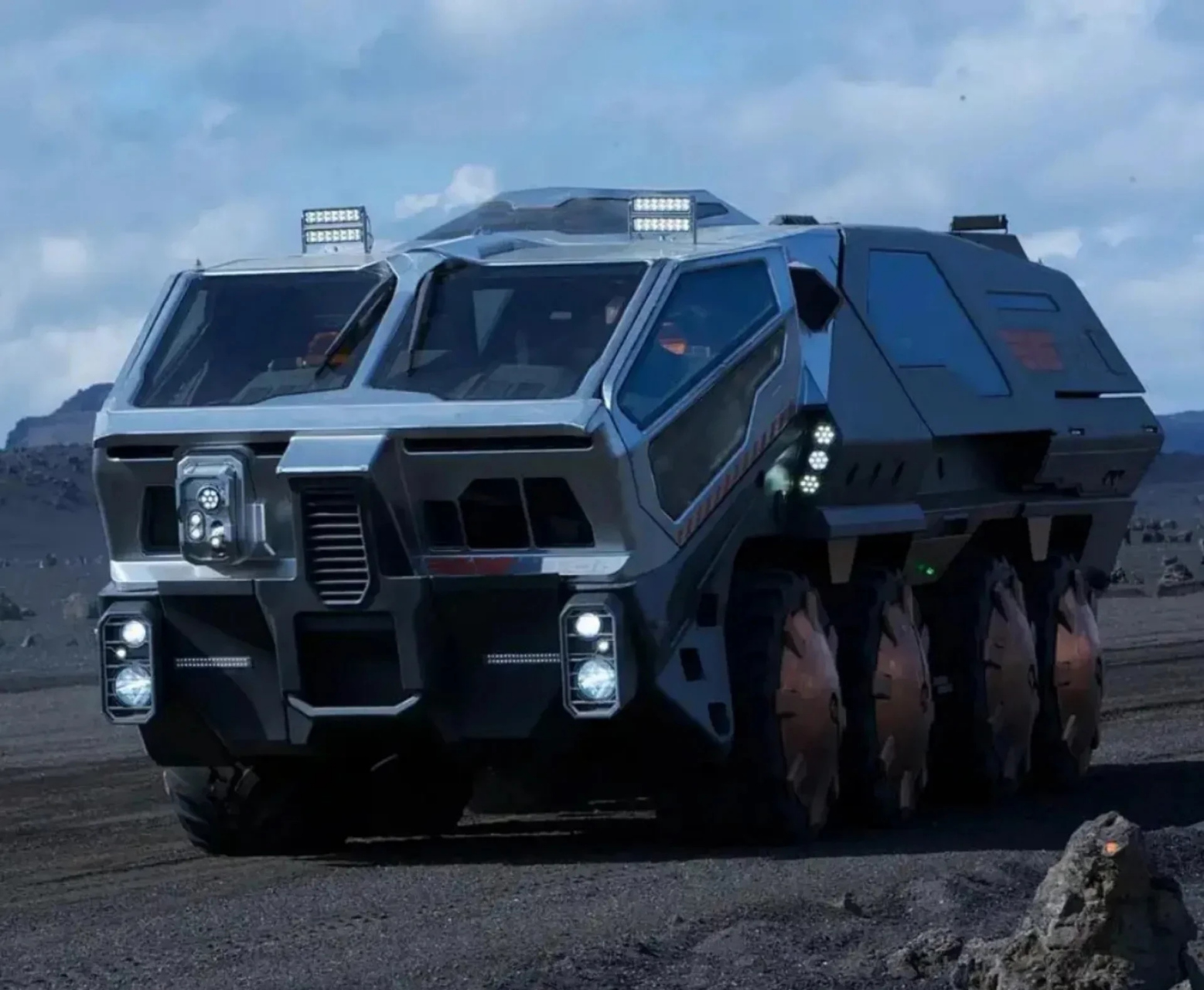 《流浪地球》里面的运兵车出现在现实生活中,浙江省安吉县公安局捐赠