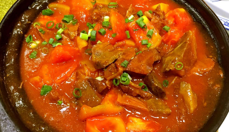 牛腱子肉炖西红柿图片
