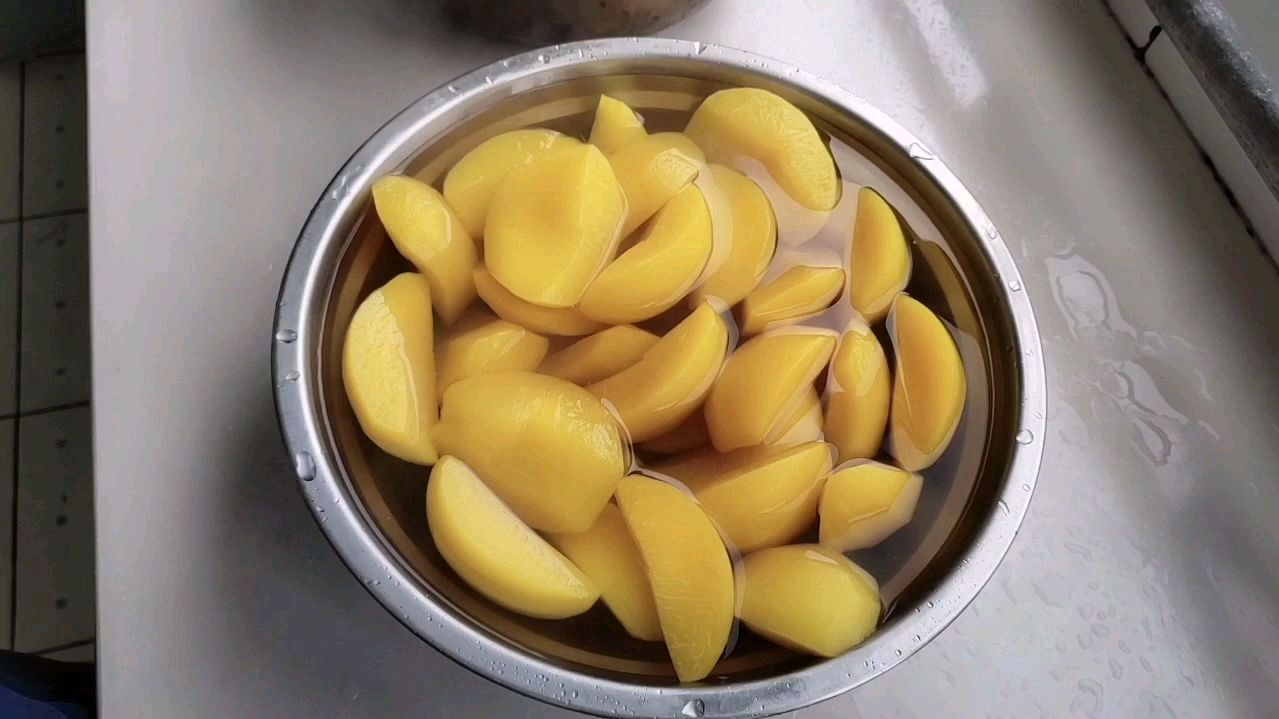 这才是黄桃罐头的正确做法,果肉香甜,比买的还好吃