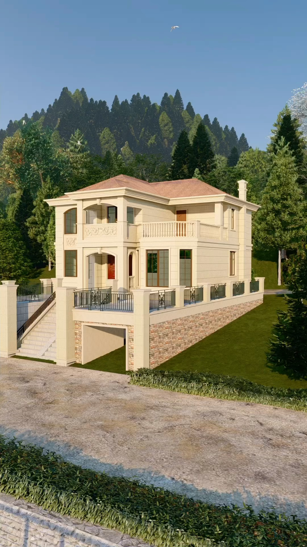 农村自建房#回老家建房,很多人下面都多做一个架空层,这样有什么好处