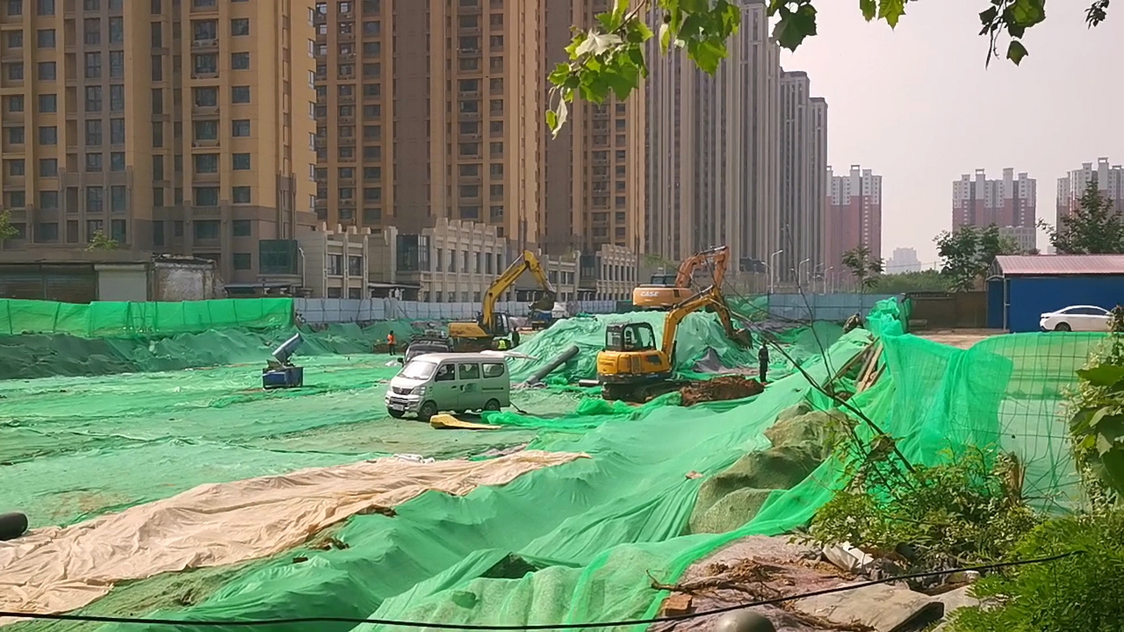 石家庄# 体育大街南延卡点启动施工.