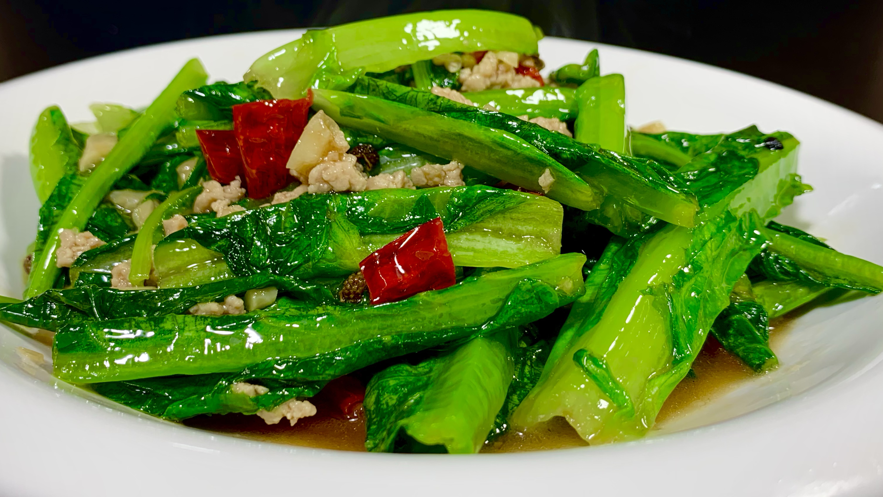 油麦菜饭店是这样炒,难怪清脆爽口好吃,不发黄不岀水,超好吃